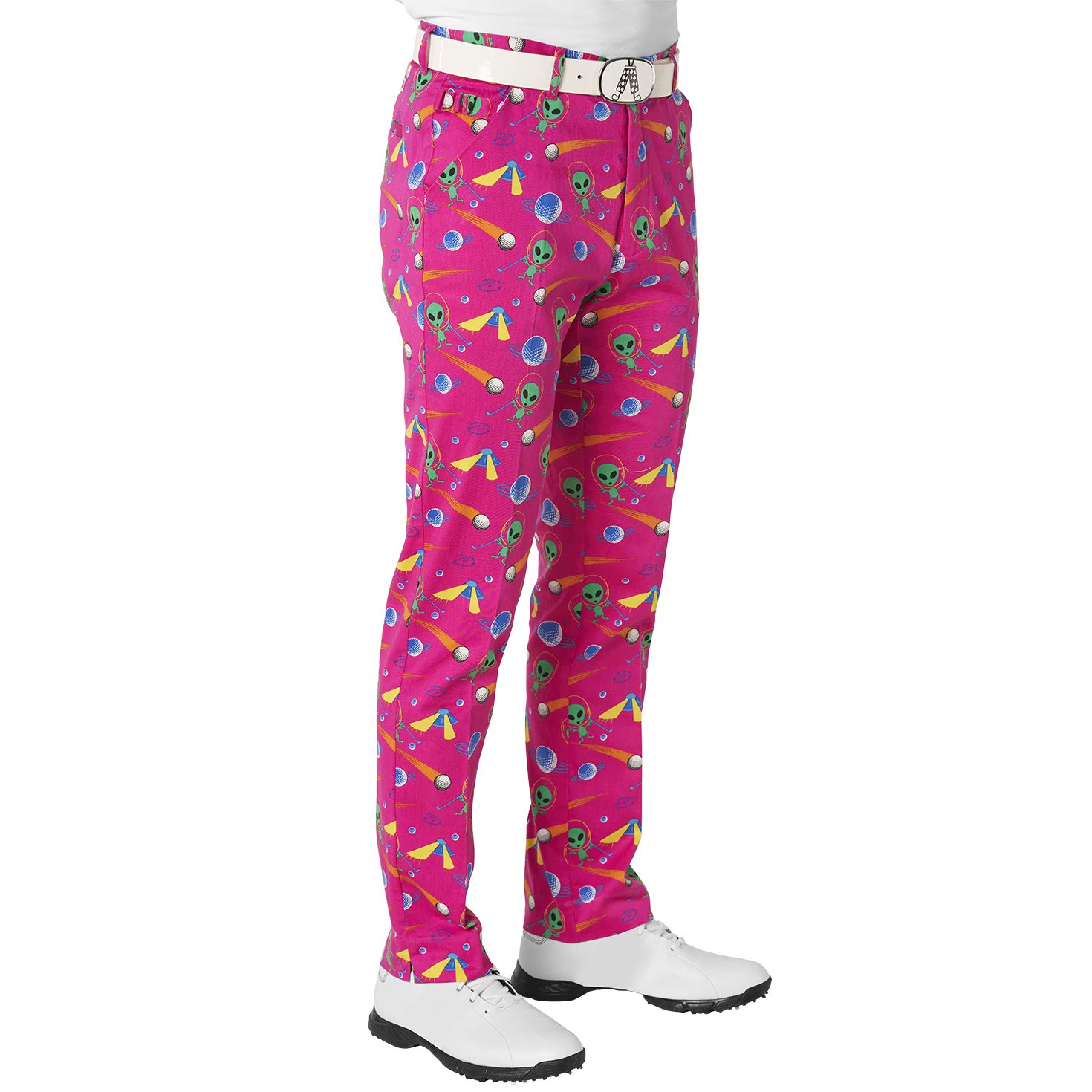 Royal & Awesome Men's Crazy Golf Pants - Funny Plaid Slacks with Colorful Funky Patterns | Perfect for Golf Outings, Casual Wear & Costume Parties
