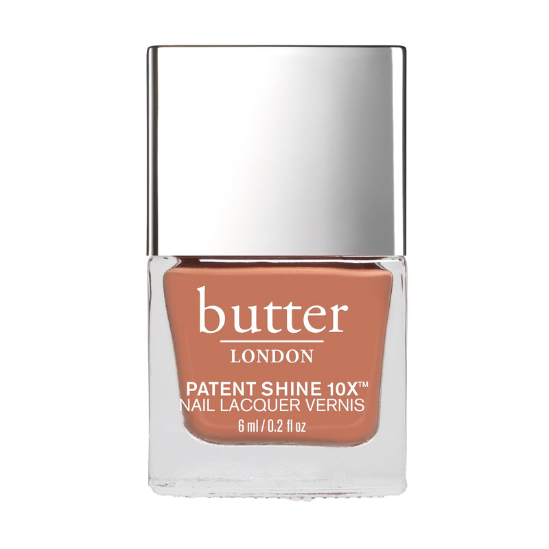 Butter LONDON Patent Shine Blushing Terracotta 10X Nail Lacquer - Long Lasting Nail Polish for Women, Vegan & Cruelty Free - Perfect for Everyday Wear, Special Occasions & Professional Manicures
