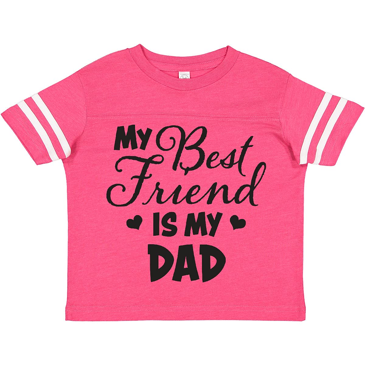 My Best Friend is My Dad with Hearts Toddler T-Shirt - Perfect for Father's Day, Birthdays, and Family Outings