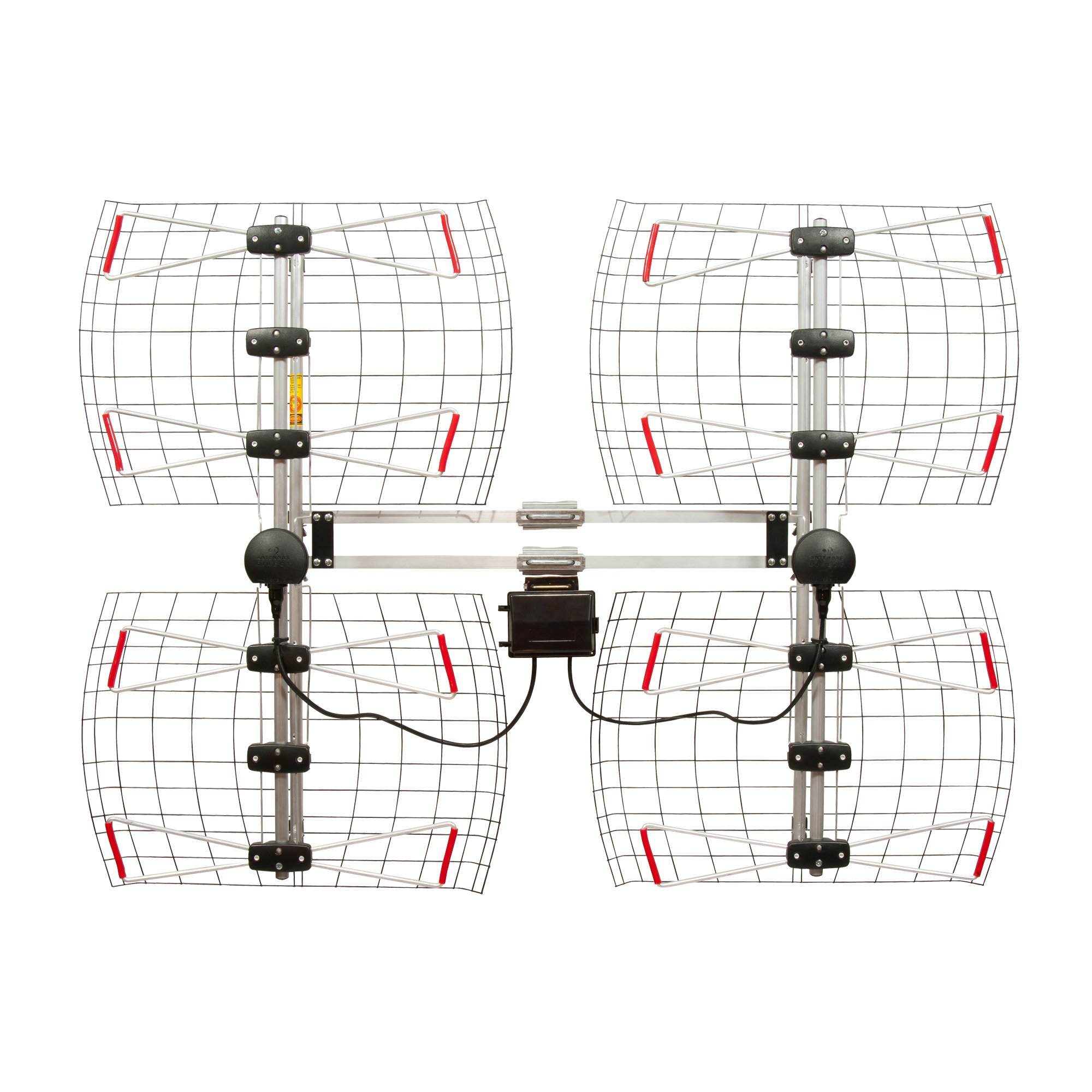 Antennas Direct 8-Element Bowtie TV Antenna - 70 Mile Range, Multi-Directional HD Reception for Indoor, Attic & Outdoor Use - All-Weather Mounting, Adjustable Mast Clamp & 4K Ready (Silver, DB8e) - Perfect for Rural Areas, Camping & Cutting Cable Bills