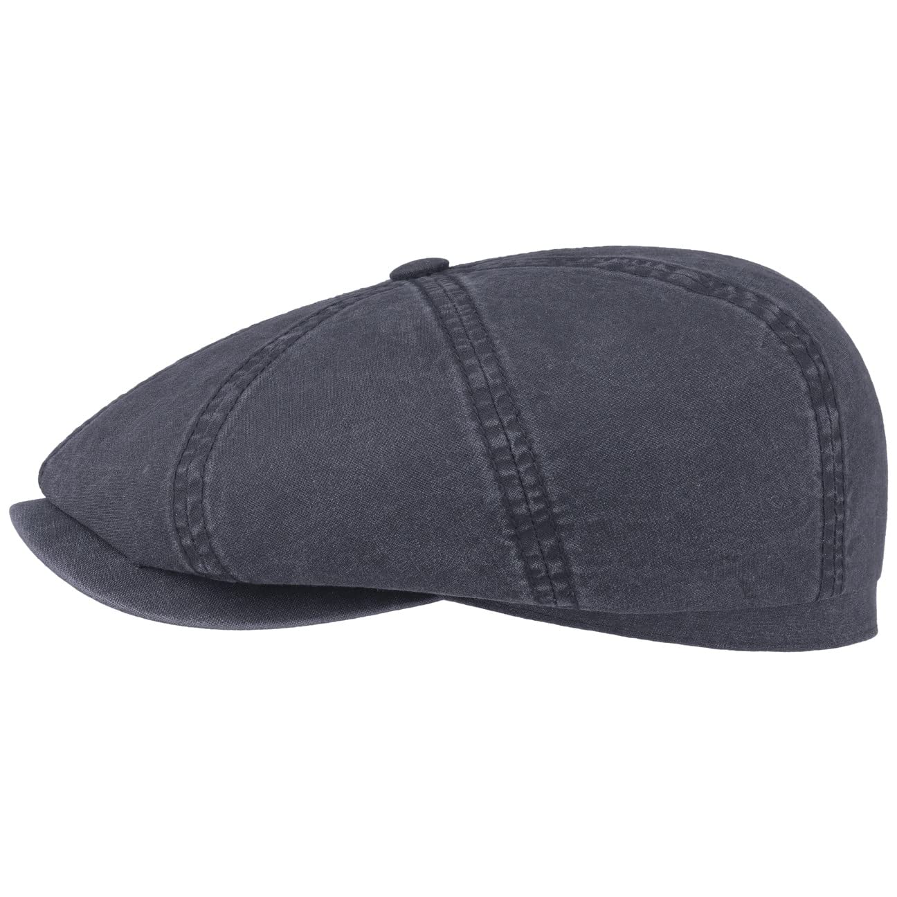 Stetson Kids Hatteras Newsboy Cotton Cap with Peak - Stylish Flat Hat for Boys & Girls - Perfect for Spring Summer Outfits, Beach Trips and Outdoor Adventures