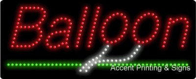 Balloon Flashing & Animated LED Sign - High Impact Energy Efficient Party Decor for Birthday, Wedding, and Nightclub Events