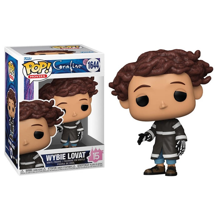 Coraline 15th Anniversary Wybie Lovat Pop! Vinyl Figure #1644 - Collectible Movie Character for Fans & Home Decor