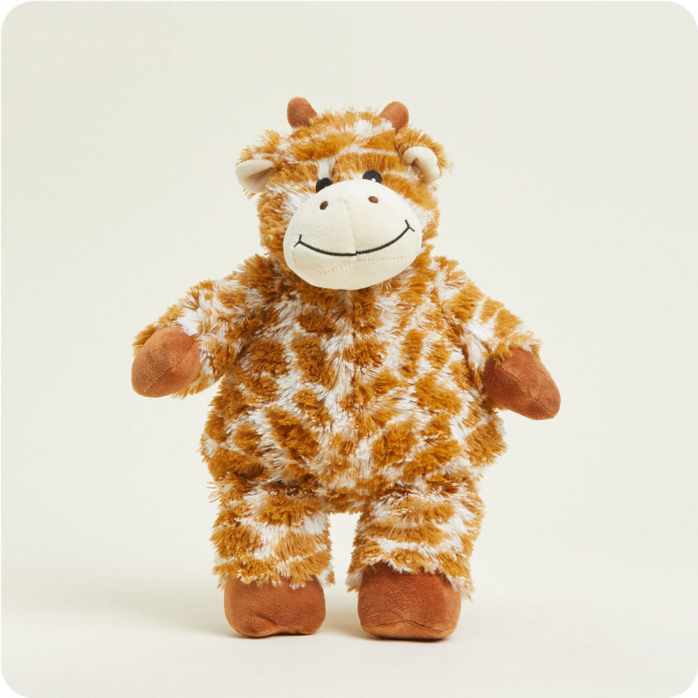 Weighted Heated Giraffe Stuffed Animal - Warmies Plush Toy for Kids & Adults | Soothing Heat Therapy for Stress Relief, Anxiety & Sleep Aid | Perfect for Cuddling, Relaxation & Comfort