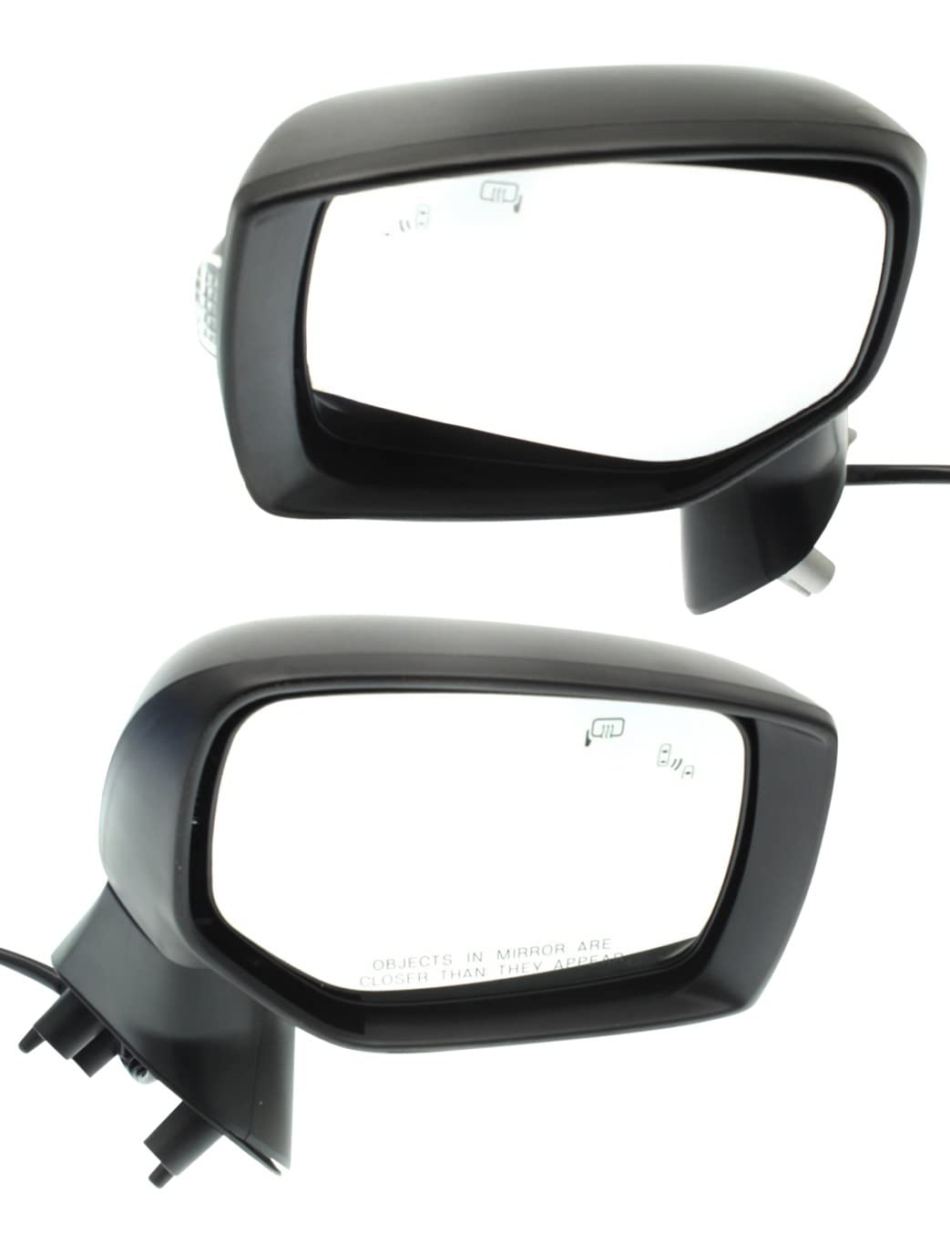 2015-2017 Subaru Outback & Legacy Power Heated Side Mirrors with Turn Signal & Blind Spot Monitor - Driver & Passenger Side - Paintable (Build Date Up to March 2017) - Perfect for Winter Driving & Enhanced Safety
