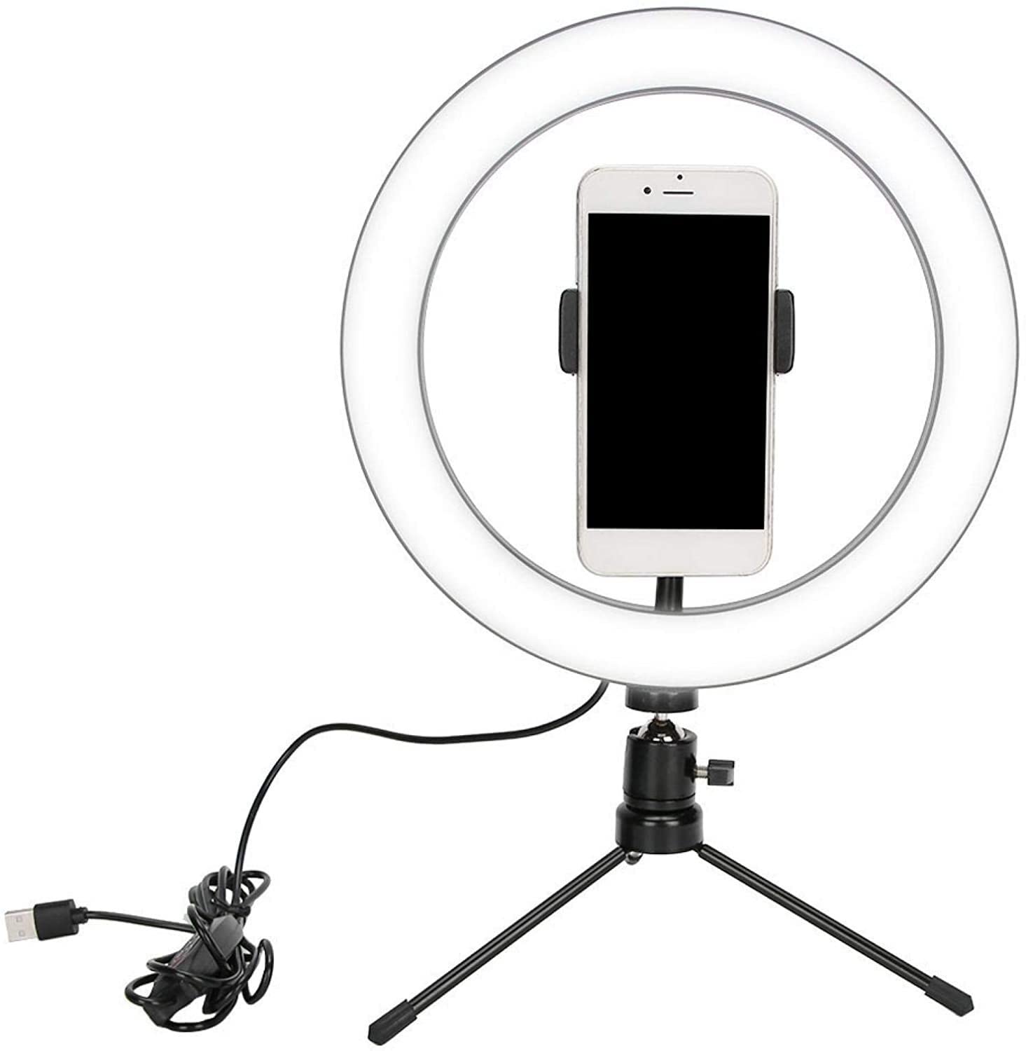 EPANO Ring Light Kit with Tripod & Phone Holder - Perfect for Vlogging, Live Streaming & Selfies