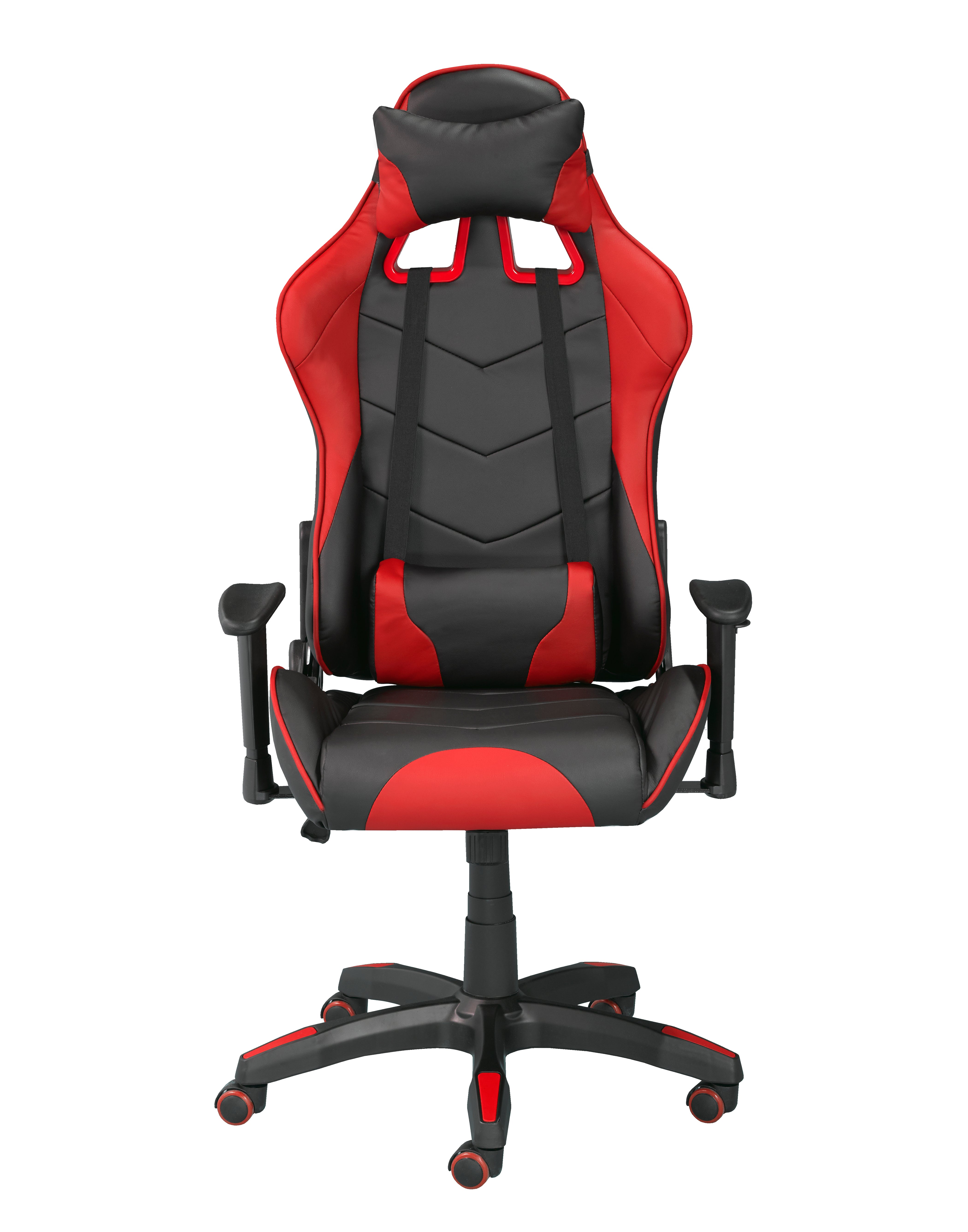 Premium Ergonomic Gaming Chair with Lumbar Support - Black & Red Racing Style for PC & Console Gamers - Perfect for Esports, Streaming & Home Office Setup