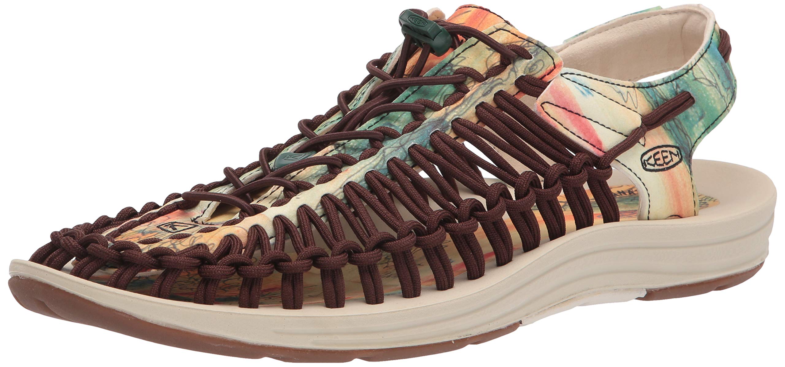 KEEN Men's UNEEK Classic Two Cord Sandal - Lightweight Hiking & Outdoor Adventure Sandals for Men - Perfect for Beach, Camping and Water Sports