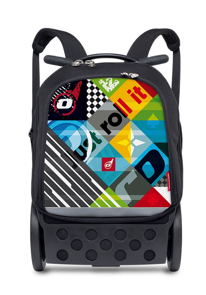 Nikidom Roller UP Trolley School Backpack - Lightweight Wheeled Travel Bag for Kids & Teens - Perfect for School, Travel & Daily Commute