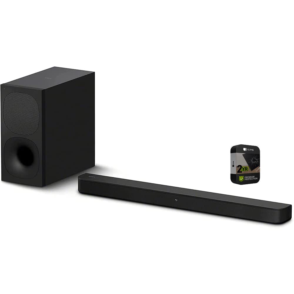 Sony HT-S400 2.1 Channel Soundbar with Wireless Subwoofer - Premium Home Theater System for TV, Movies & Gaming (2022 Model) + 2 Year Extended Warranty Protection