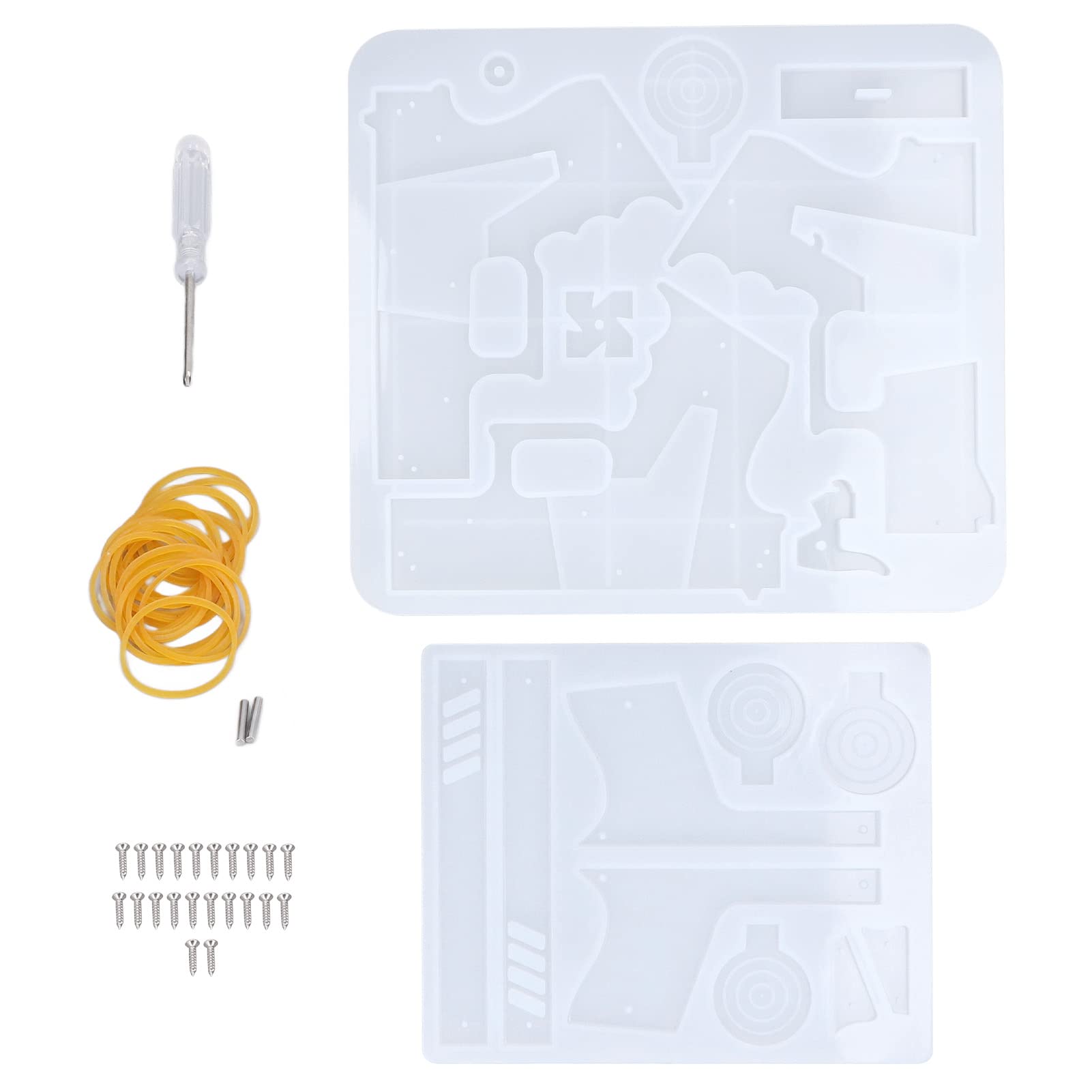 Premium 3D Gun Epoxy Resin Casting Molds - Silicone Gun Molds for DIY Toys, Unique Gifts & Home Decor | Perfect for Crafting, Cosplay Props & Creative Projects