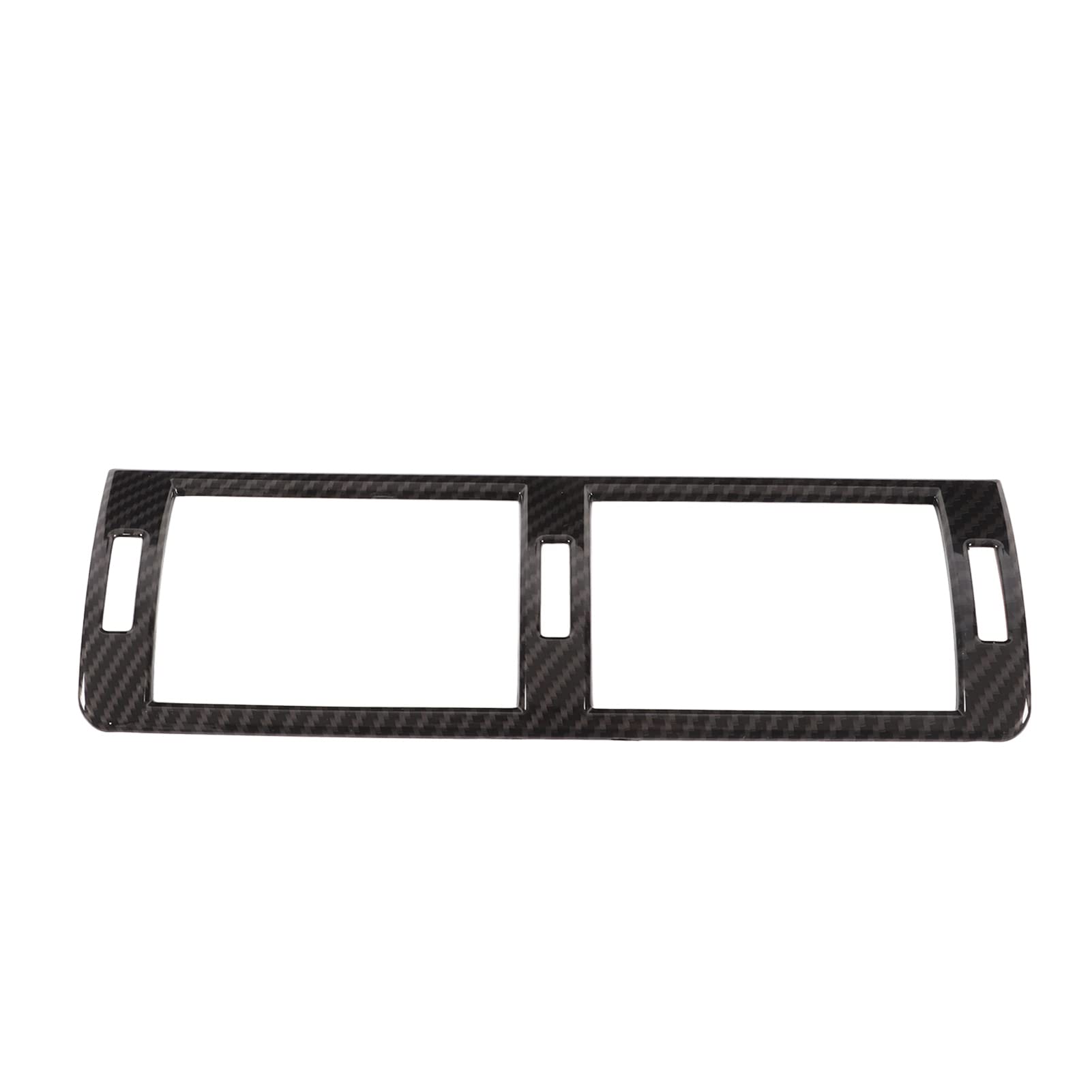 Premium Carbon Fiber Style Dashboard Air Vent Cover - Durable, Luxurious & Scratch-Resistant AC Outlet Frame Trim for Cars | Perfect Fit for Tesla, BMW, Mercedes & More | Enhance Interior Style & Protection