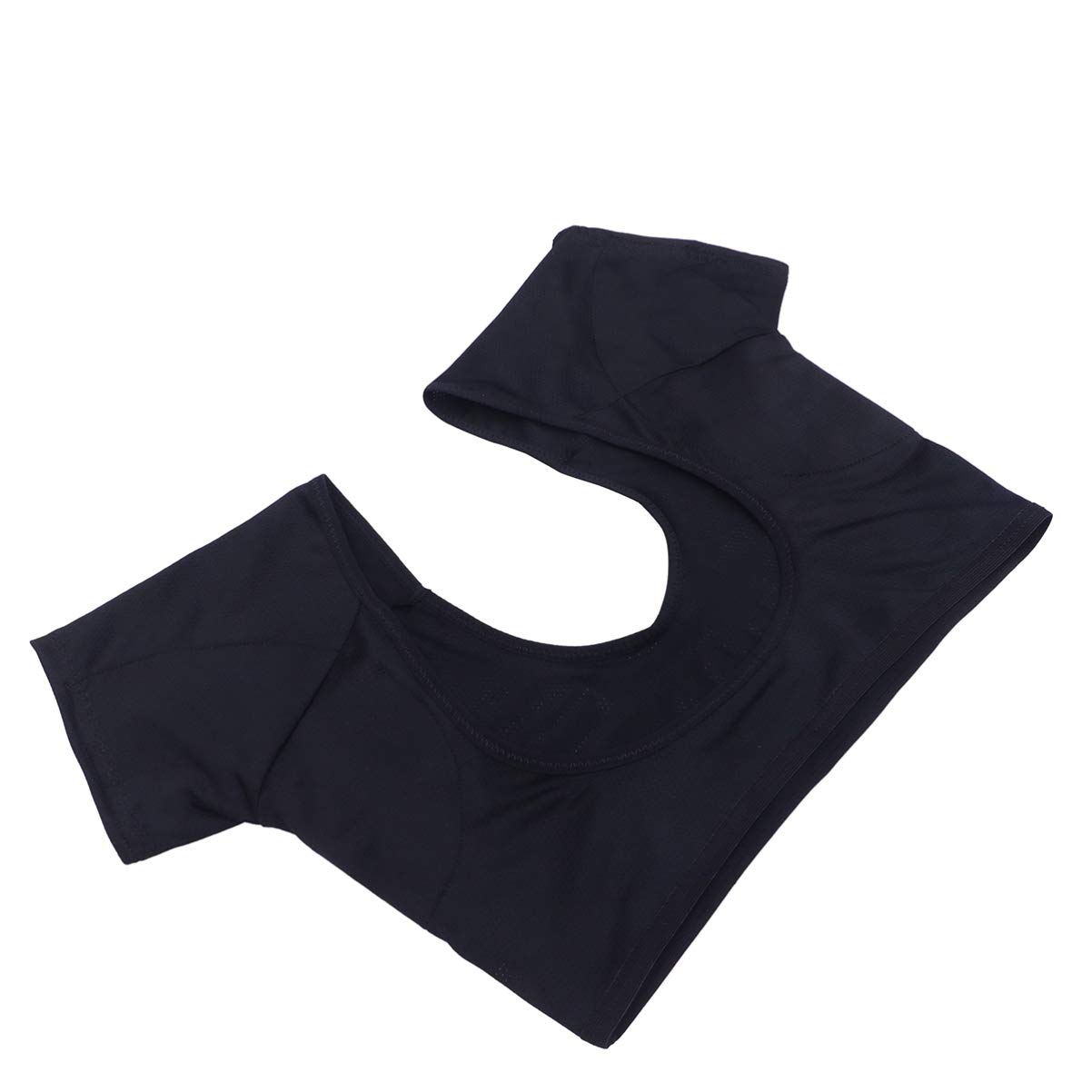 EXCEART Washable Sweat Shield Vest - Breathable Sweat Absorbent Undershirt for Women & Men - Quick Drying Underarm Moisture Pads - Black Large Size - Perfect for Gym, Workouts & Hot Weather Activities