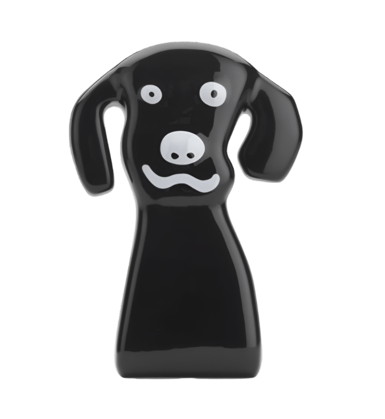 Qeeboo Kritters Vase Bozo - Unique Animal-Shaped Home Decor for Living Room, Bedroom & Office - Modern Ceramic Flower Vase for Plants & Floral Arrangements