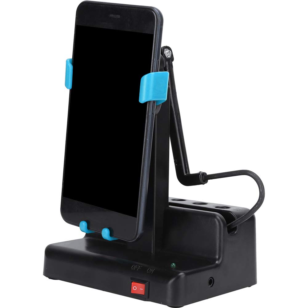Automatic Phone Shaker Stand - Hands-Free Smartphone Shaker for Home & Office - Stable Mobile Phone Holder for Cooking, Fitness & Social Media Videos