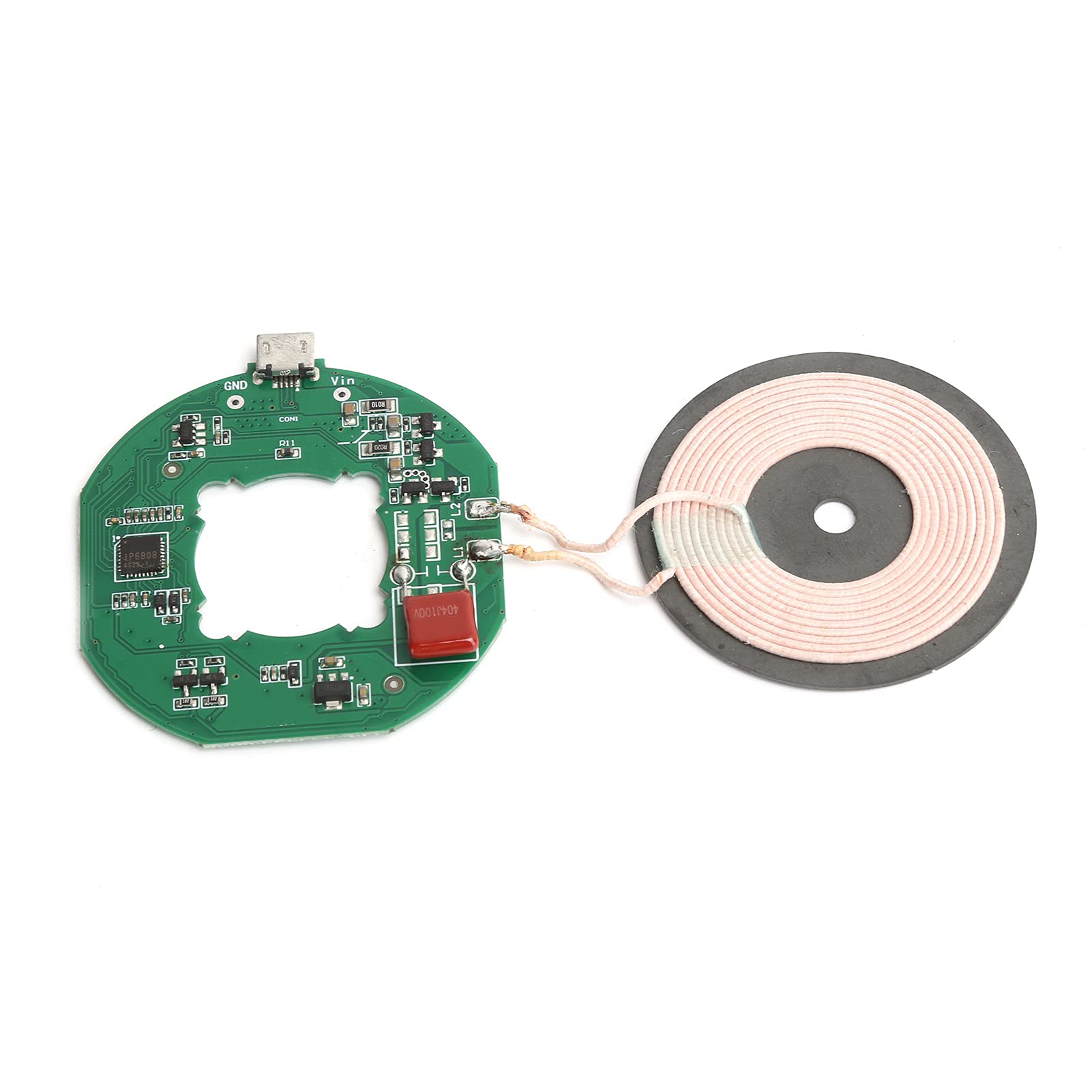 10W Qi Wireless Fast Charger Module - DIY Circuit Coil Transmitter PCBA Board for Fast Charging | Easy to Install | Perfect for Smartphones, Tablets & Wireless Charging Projects