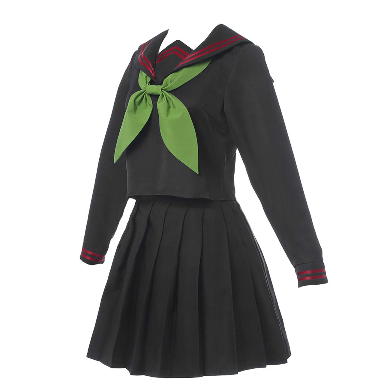 Nezuko Kamado Anime Cosplay Costume - Demon Slayer School Uniform Outfit for Halloween, Conventions & Cosplay Events