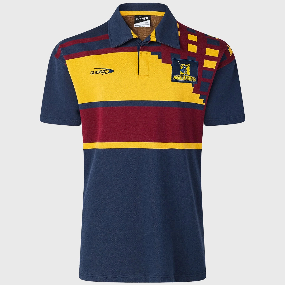 2025 Classic Highlanders Retro Rugby Jersey - Vintage Style Rugby Shirt for Men & Women - Perfect for Games, Fan Gear & Casual Wear