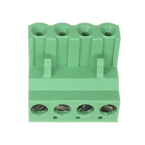 Screw Pluggable Terminal Block Connectors - 10 Pack (4-796634-1) - Ideal for Electrical Wiring, DIY Projects, and Industrial Applications