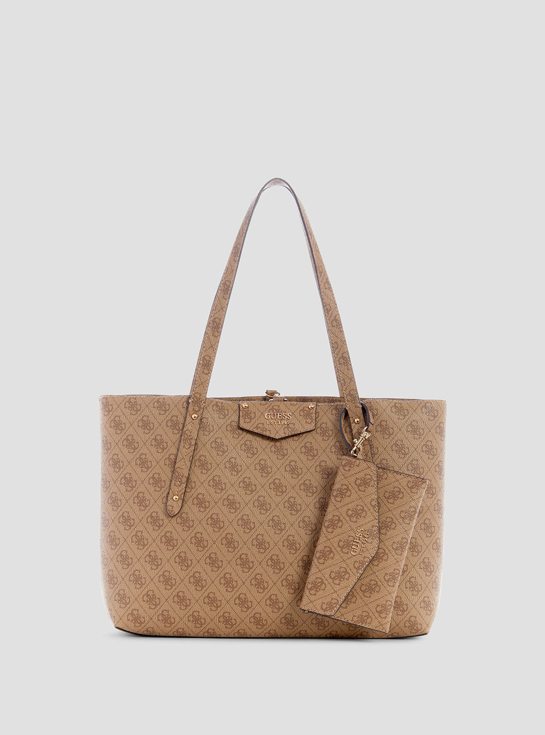 Eco-Friendly Brown Logo Brenton Tote Bag - Stylish Reusable Shopping Bag for Groceries, Beach & Work Commute