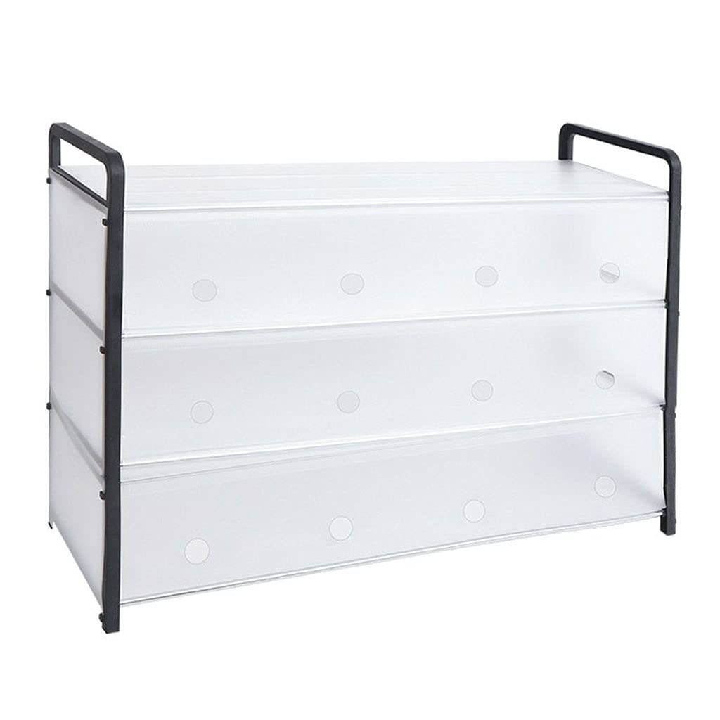 5-Tier Stackable Shoe Organizer with Transparent Fence - Black Space-Saving Shoe Rack for Entryway, Bedroom & Closet (62/78x30x62/79cm) - Perfect for Small Apartments & Shoe Storage Solutions