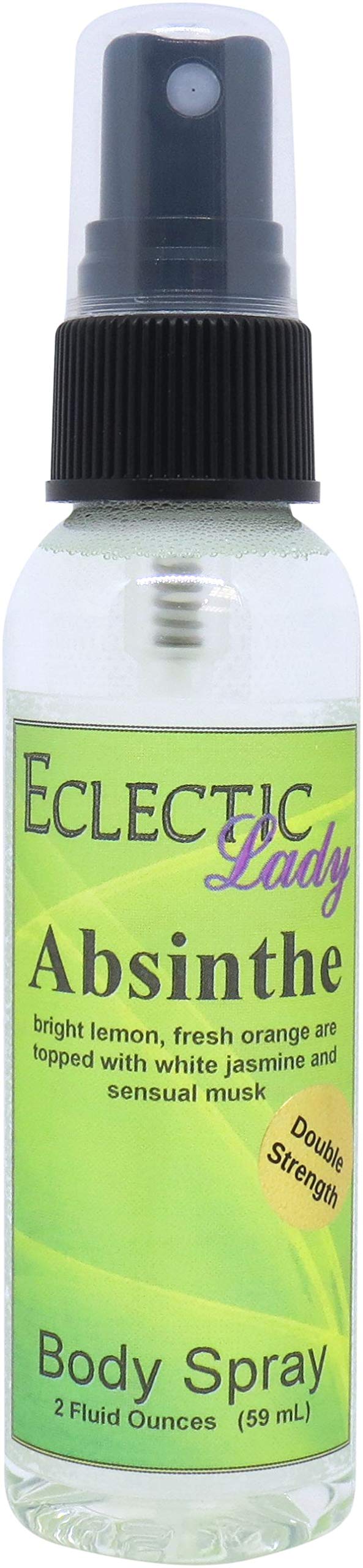 Premium Absinthe Body Spray for Women - Double Strength 4oz Body Mist with Clean, Light Gentle Fragrance - Subtle Daily Aroma - Perfect for Work, Gym & Date Nights