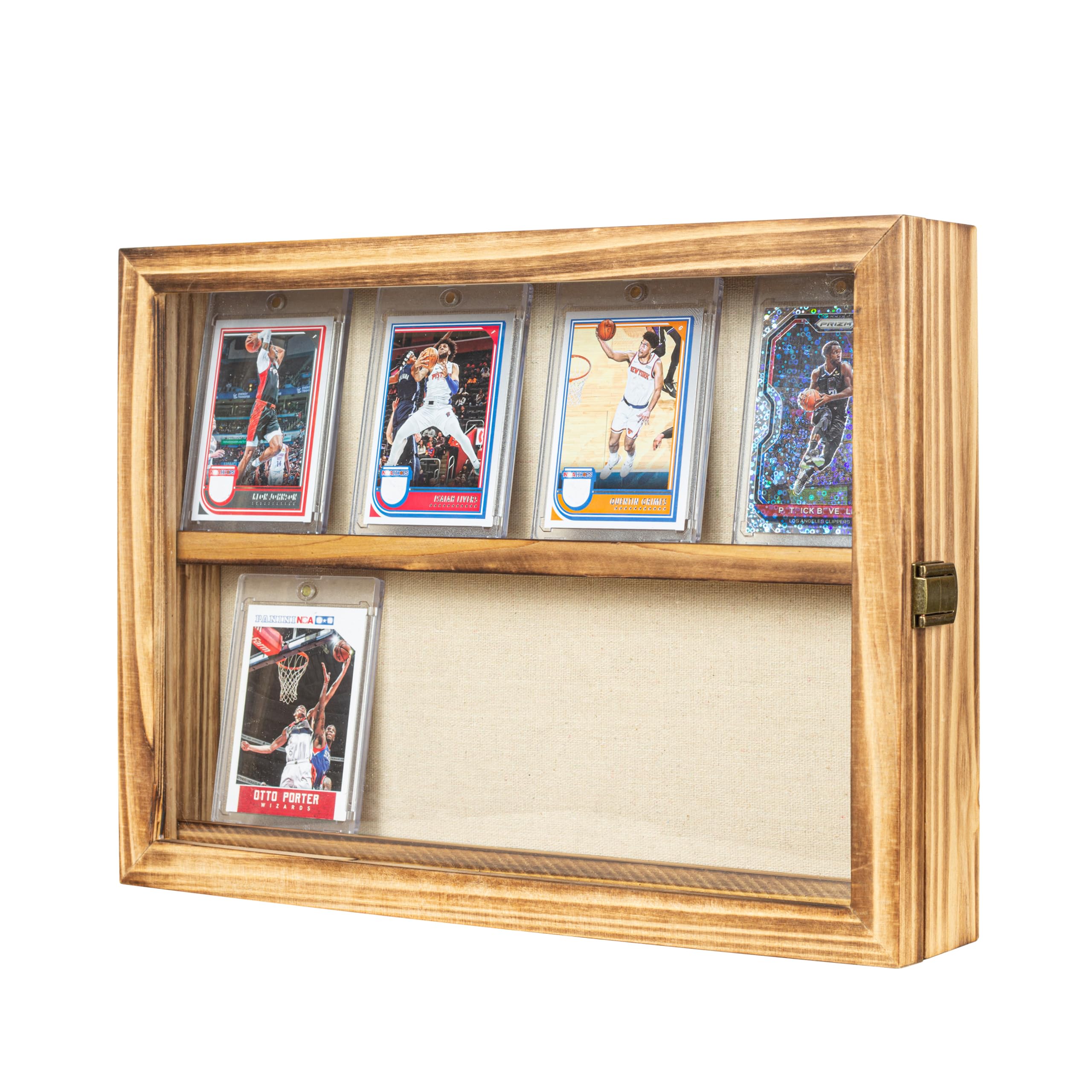 Premium Baseball Trading Card Display Case - UV Protection Graded Sports Card Shadow Box with Glass Front - Perfect for Collectors & Hobbyists - Ideal for Showcasing Rare Cards at Home or in Sports Memorabilia Displays