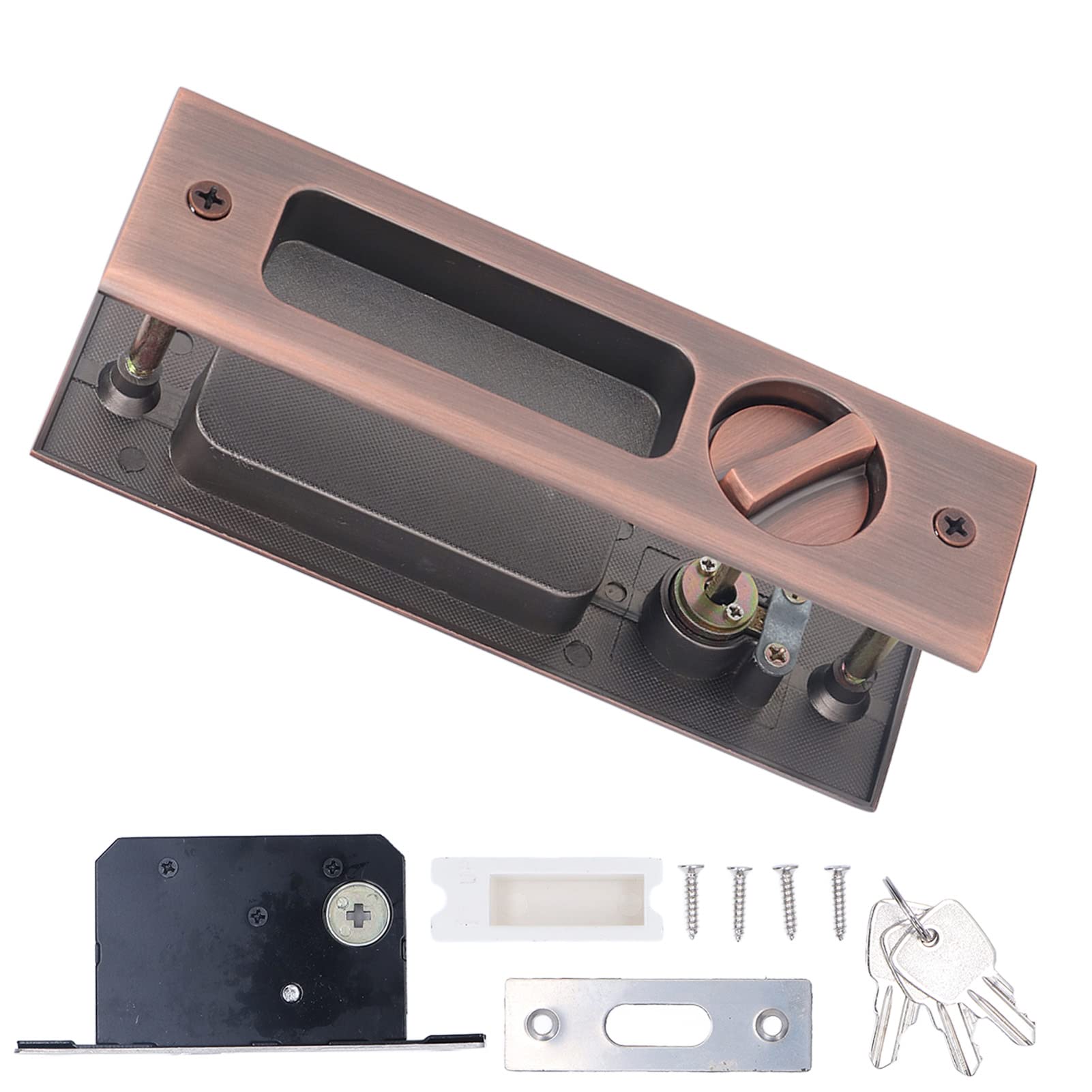Sliding Door Lock - Anti-Theft Rustproof for Bathroom & Gate