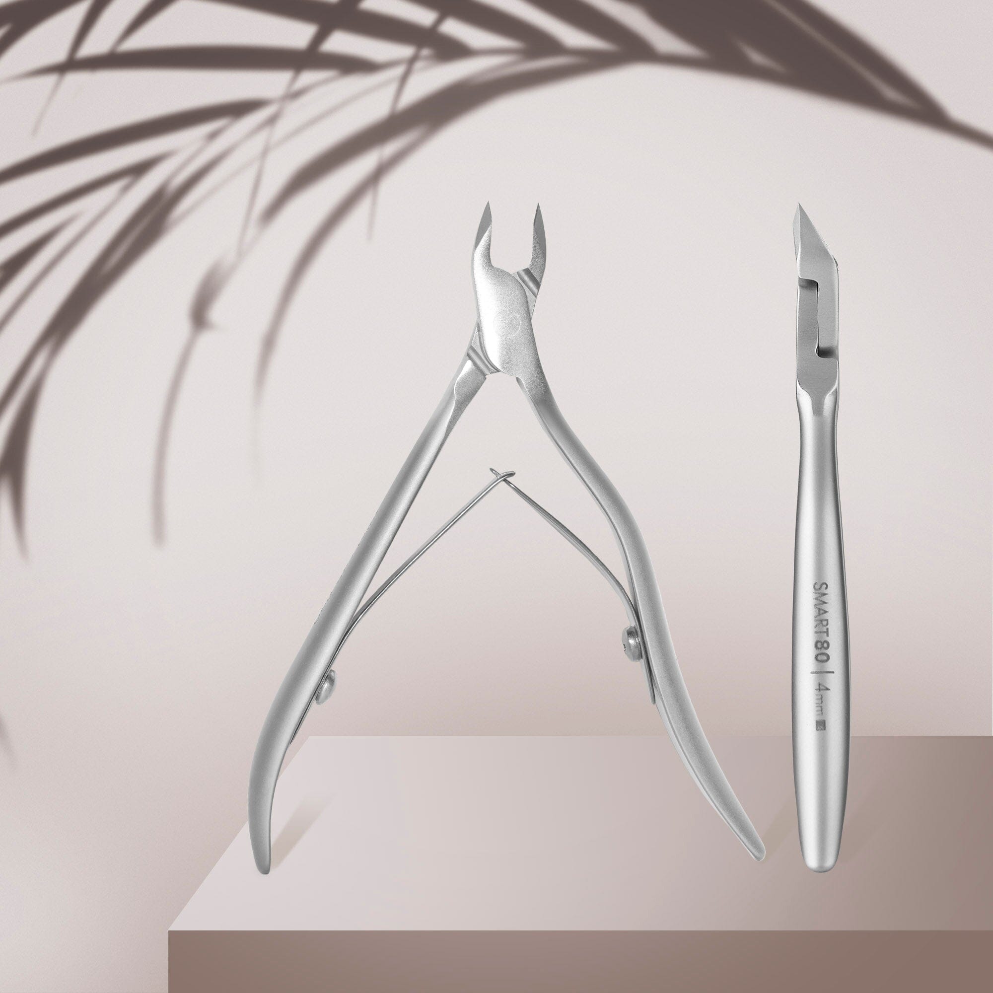 Staleks Professional Cuticle Nippers SMART 80 (4mm) - Precision Nail Care Tool for Manicures & Pedicures - Perfect for Salon Professionals & Home Use