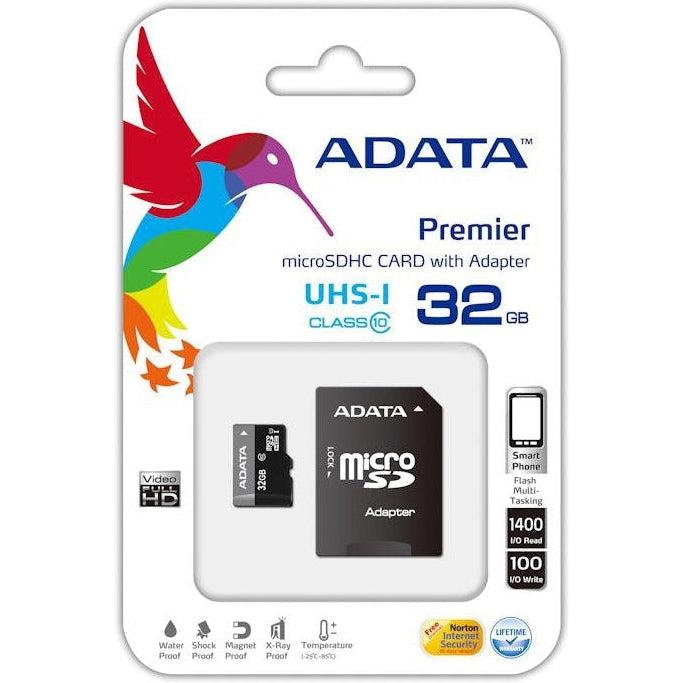 Adata 32GB Micro SDHC Card Class 10 UHS-I Memory Card - High Speed for Smartphones, Cameras, Drones & Gaming Devices