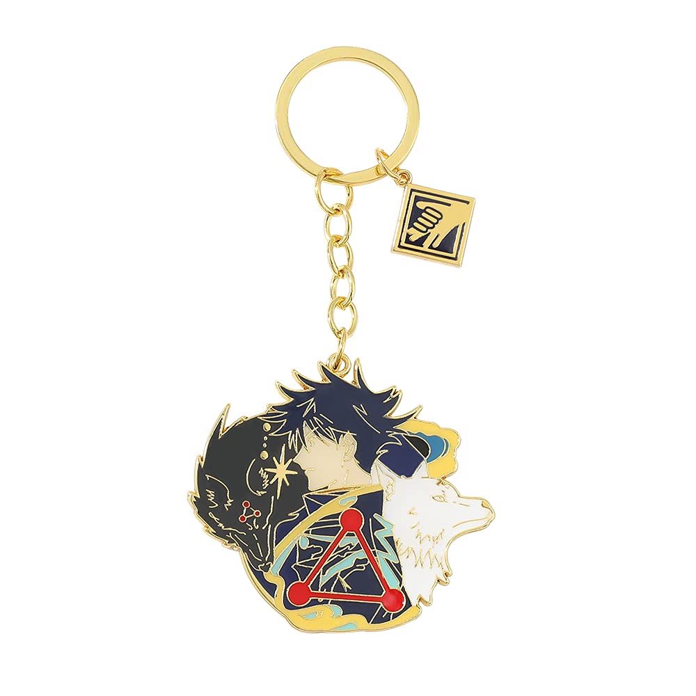 Jujutsu Kaisen Anime Keychain - Gojo Satoru Cosplay Enamel Pendant Keyring for Men & Women | Perfect for Backpacks, Gift Giving & Anime Collection