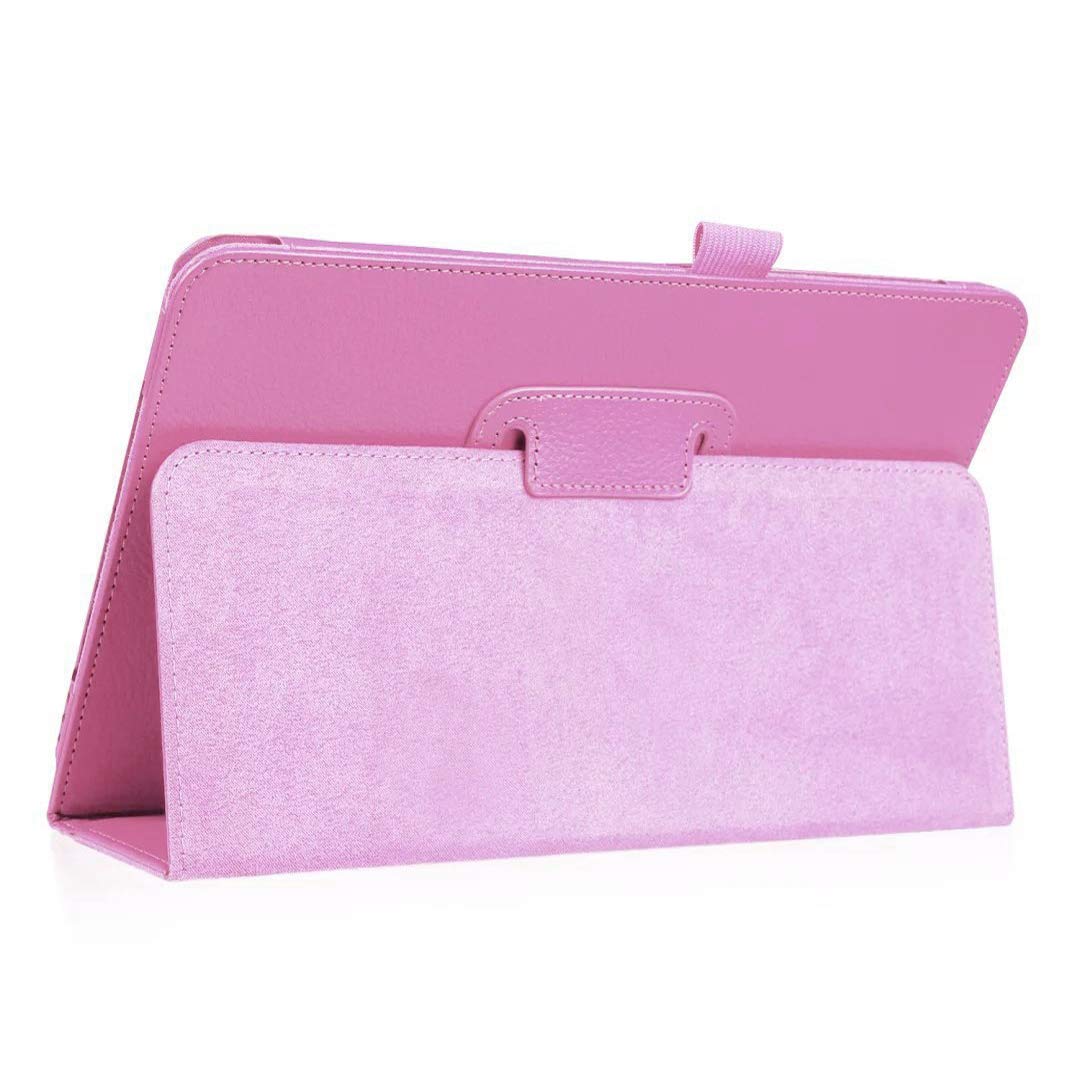 Jennyfly Air 2 iPad Case - Slim PU Leather Smart Cover with Auto Wake/Sleep, Lightweight Hard Shell, Hands-Free Stand & Full Body Protection for iPad Air/Air 2 (Pink) - Perfect for Work, Travel & Home Use