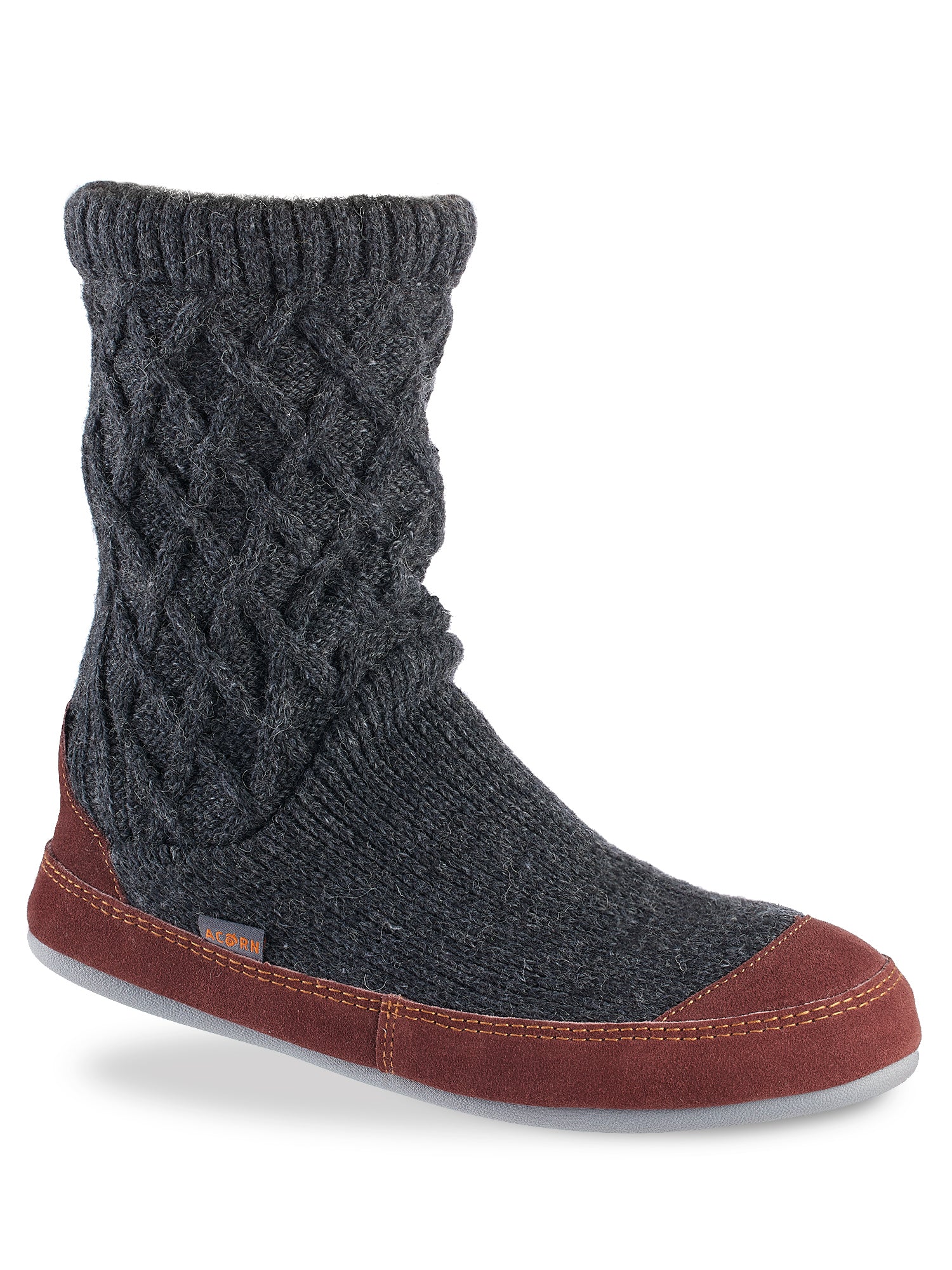 Men's Slouch Boot Slippers with Indoor/Outdoor Sole - Cozy House Shoes for Winter, Home, Office & Outdoor Wear