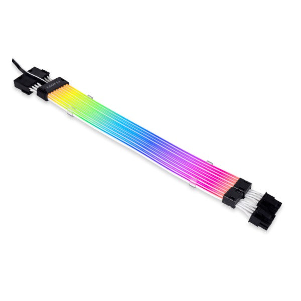 Lian Li Strimer Plus 8 Pin V2 RGB LED Power Extension Cable - Customizable Lighting for PC Gaming Builds & Workstations - Perfect for Gaming Rigs, Streaming Setups & Custom PC Mods