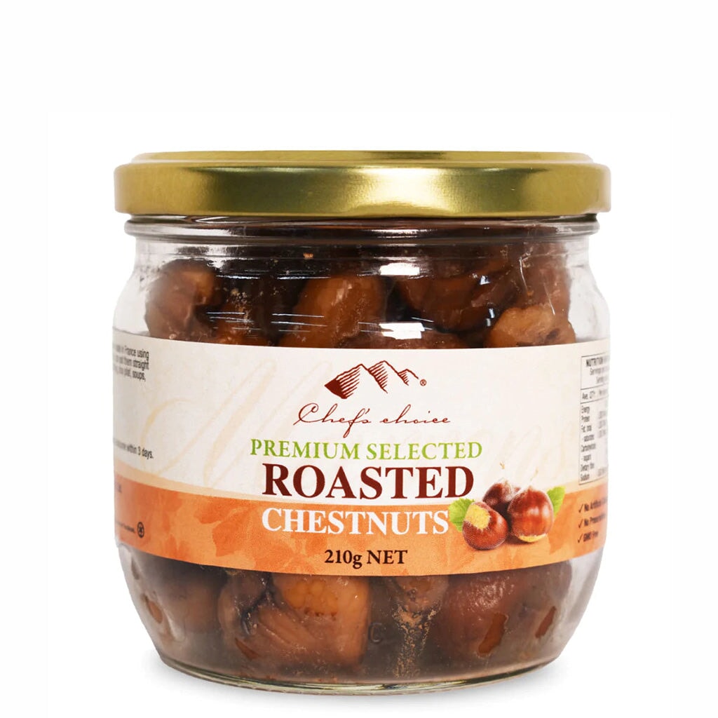 Chef's Choice Premium Roasted Chestnuts - Gourmet Snack for Holiday Parties, Fall Gatherings & Cozy Winter Nights