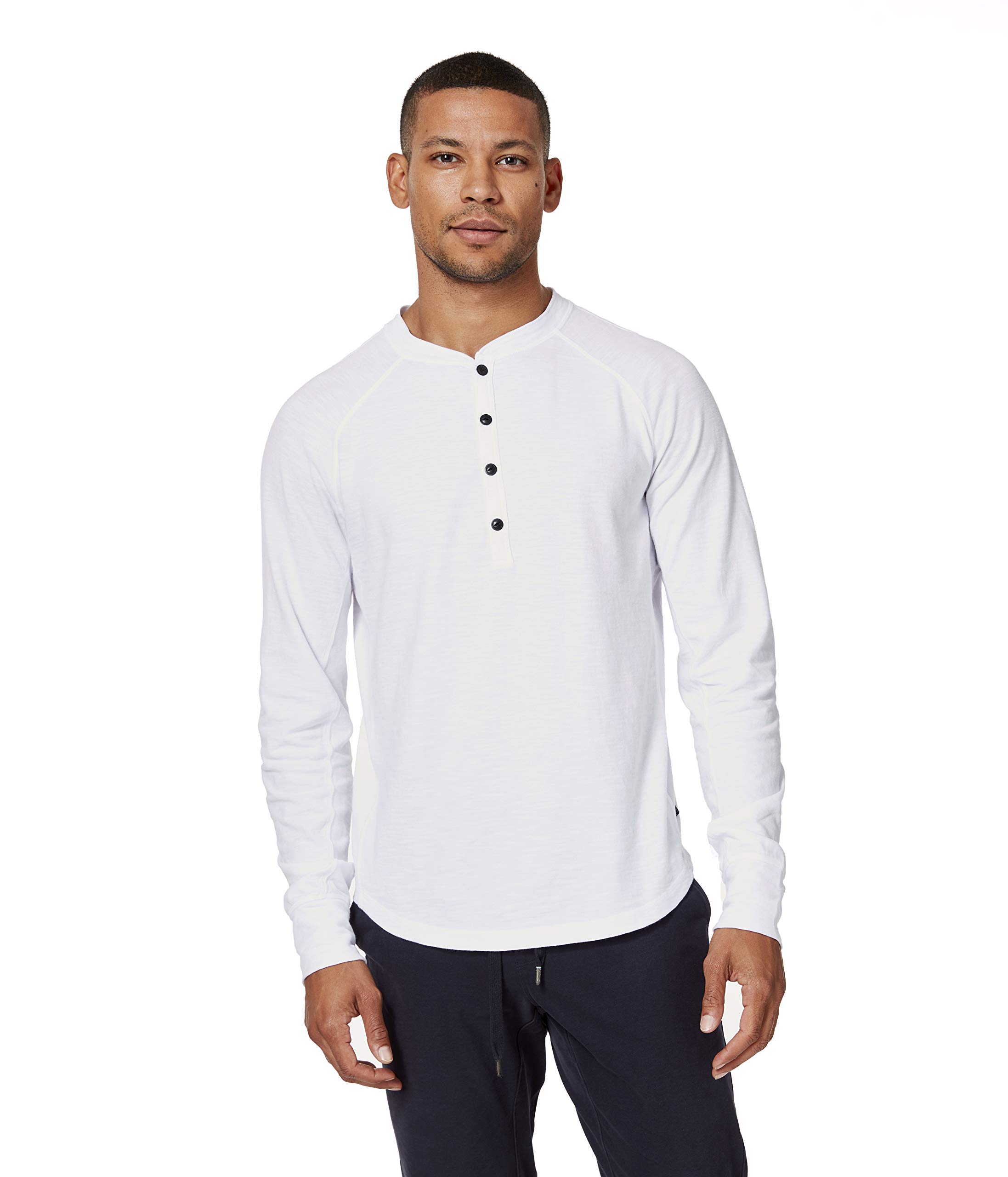 Good Man Brand - Premium Long Sleeve Henley Shirt for Men | Soft Cotton Casual Wear | Perfect for Work, Date Night & Weekend Outings