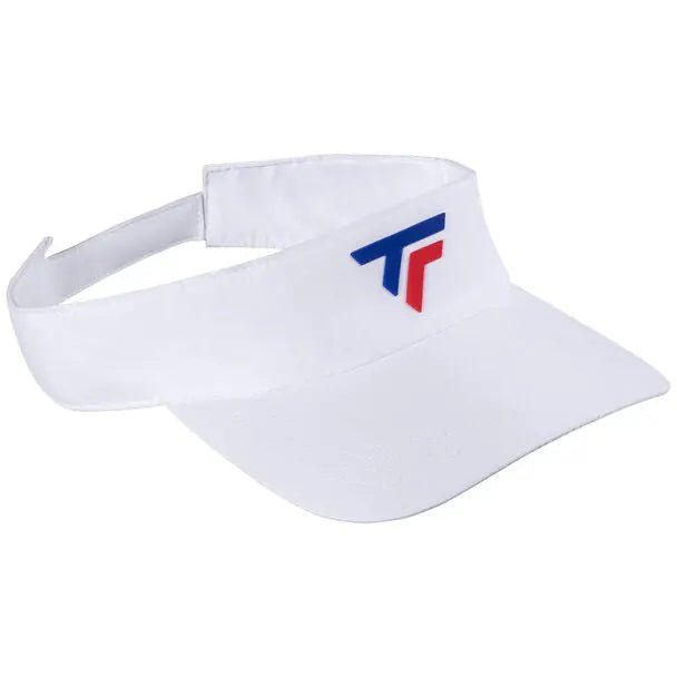 Tecnifibre Visor Cap - White Tennis & Golf Sun Hat for Men & Women - UV Protection & Breathable for Outdoor Sports