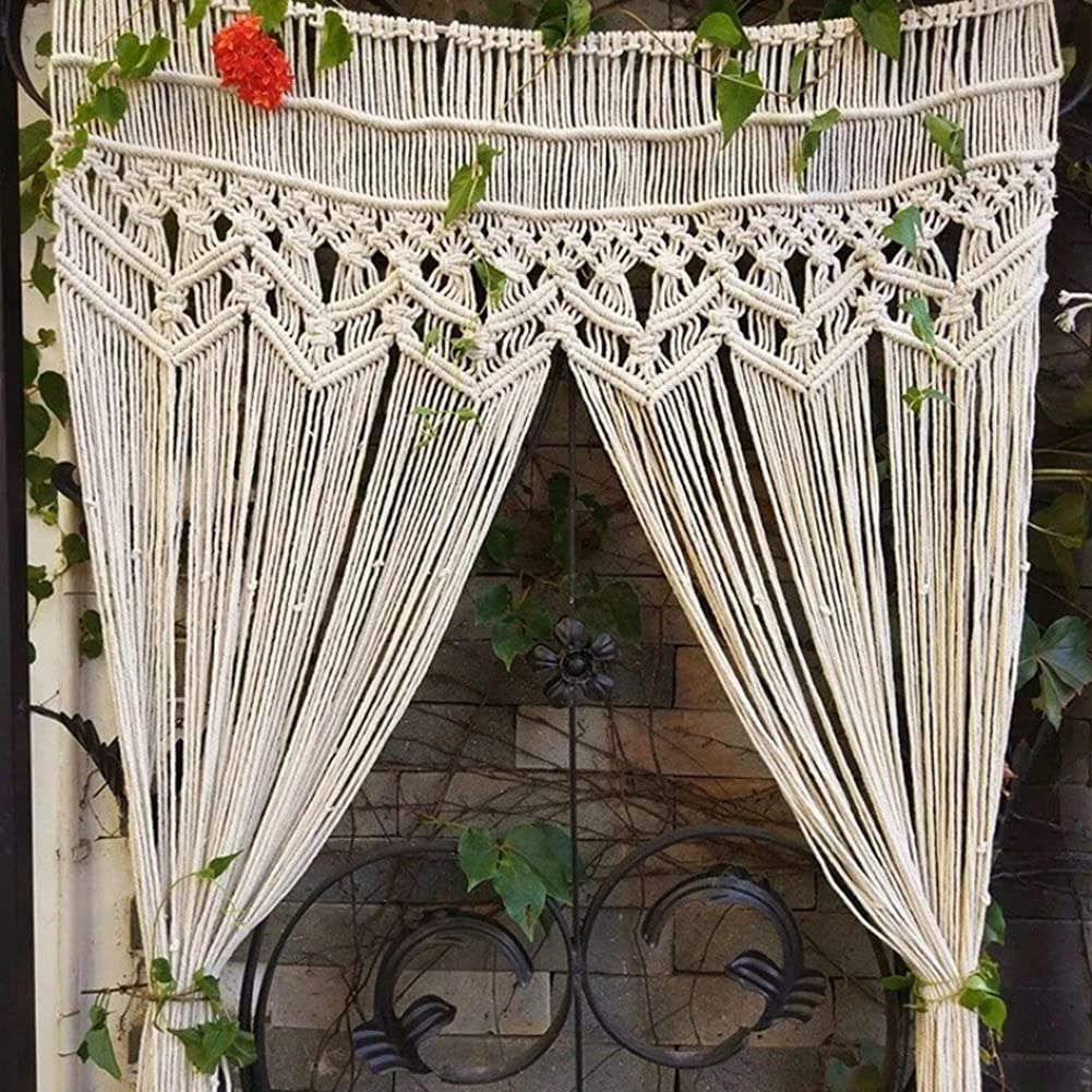 Handmade Macrame Wall Hanging Boho Decor - Woven Tapestry with Fringe Tassels for Living Room, Bedroom & Apartment Decor | Perfect for Bohemian Home Decor, Headboard Accent & Wall Art