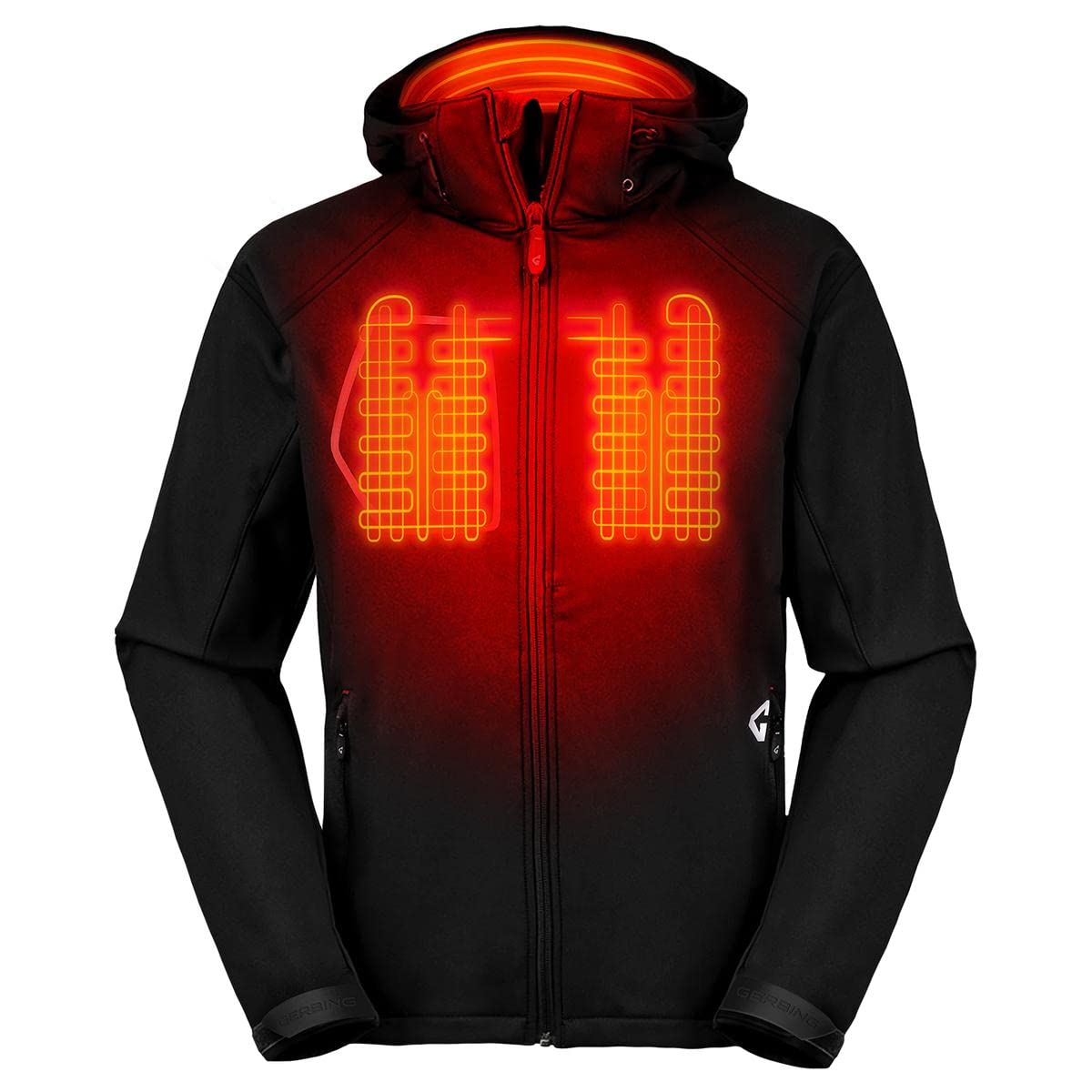 Gerbing Men's Torrid 2.0 Softshell Heated Jacket - 7V Battery Powered Winter Heated Jacket for Men | Waterproof & Windproof | Ideal for Skiing, Snowboarding, Camping & Hunting | Stay Warm in Extreme Cold Weather