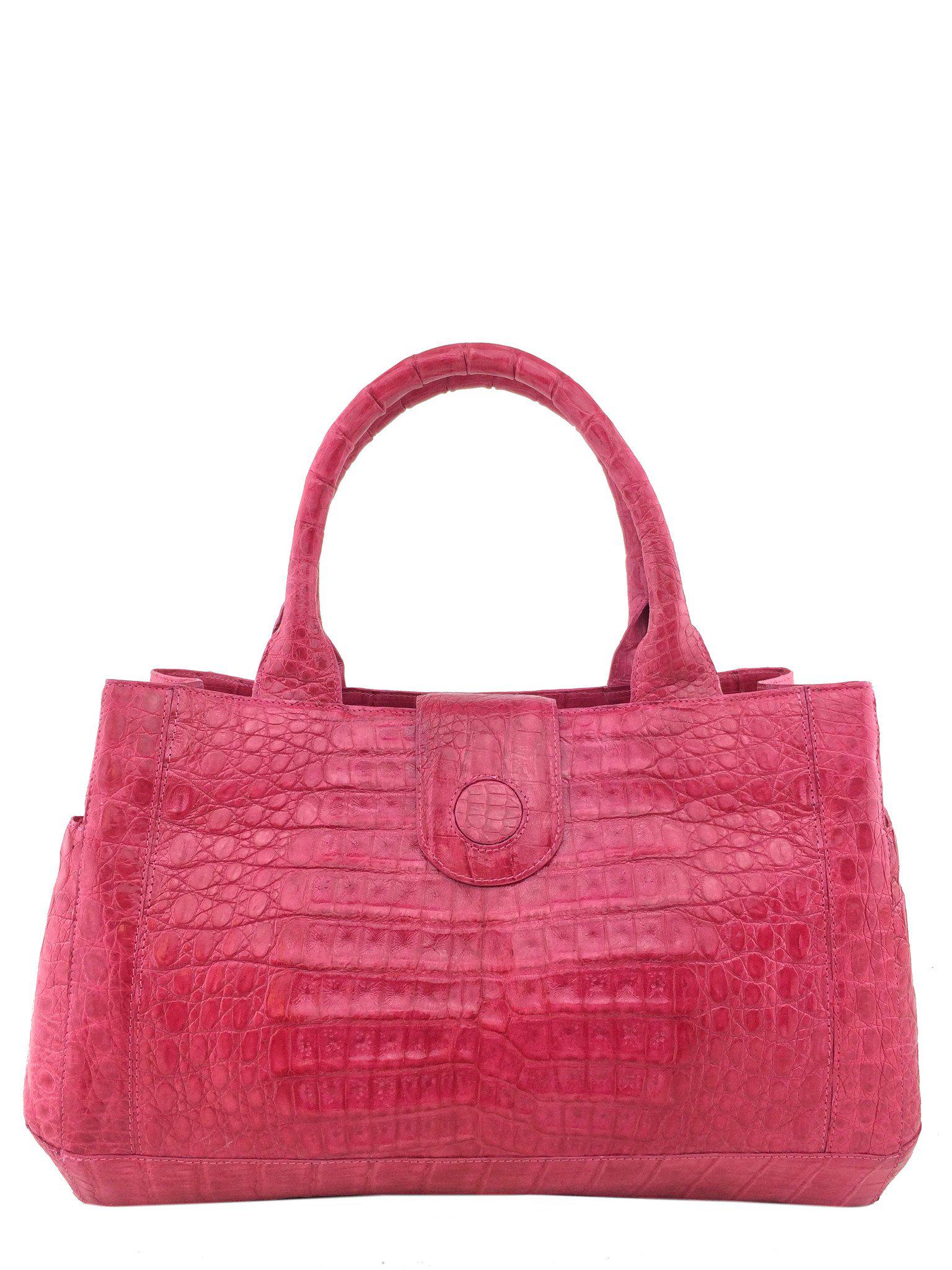 Nancy Gonzalez Medium Crocodile Tote Bag - Luxury Designer Handbag for Women, Genuine Crocodile Leather Purse - Perfect for Work, Travel & Everyday Use