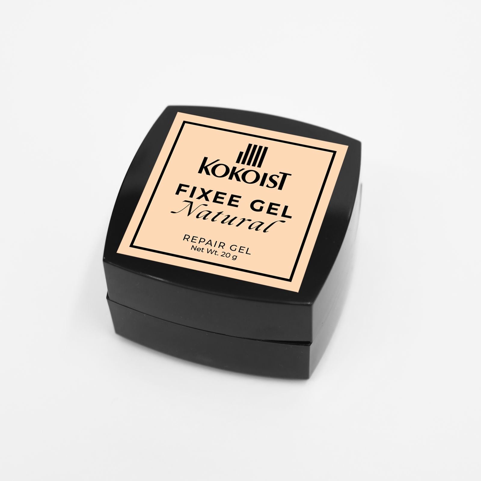 Kokoist Fixee Gel Natural 20g - Professional Nail Extension & Repair Gel for Long-Lasting Manicures - Perfect for Salon & Home Nail Care