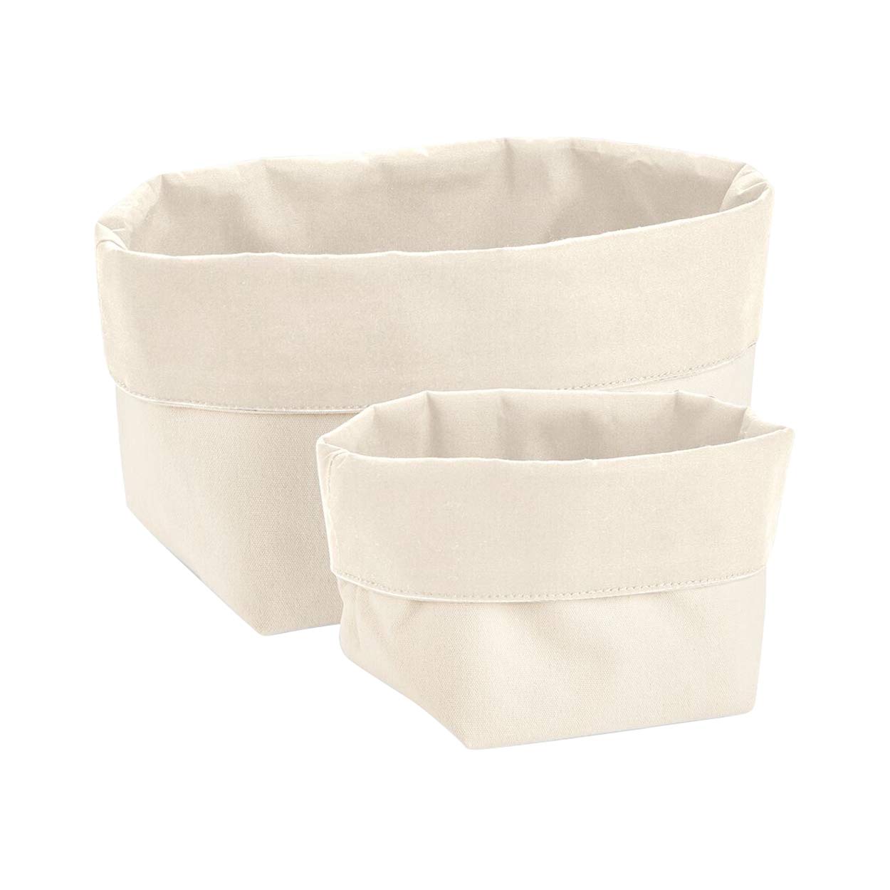 Reversible Canvas Organizer - Foldable Storage Bins for Closet, Shelf & Home Organization | Perfect for Toys, Books & Laundry (Black & White)