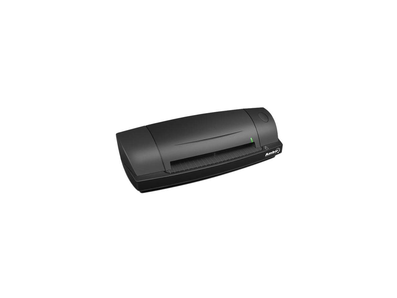 Duplex A6 ID Card Scanner with AmbiScan Technology - Fast & Accurate Two-Sided Scanning for Business, Office & Security Applications (Black)