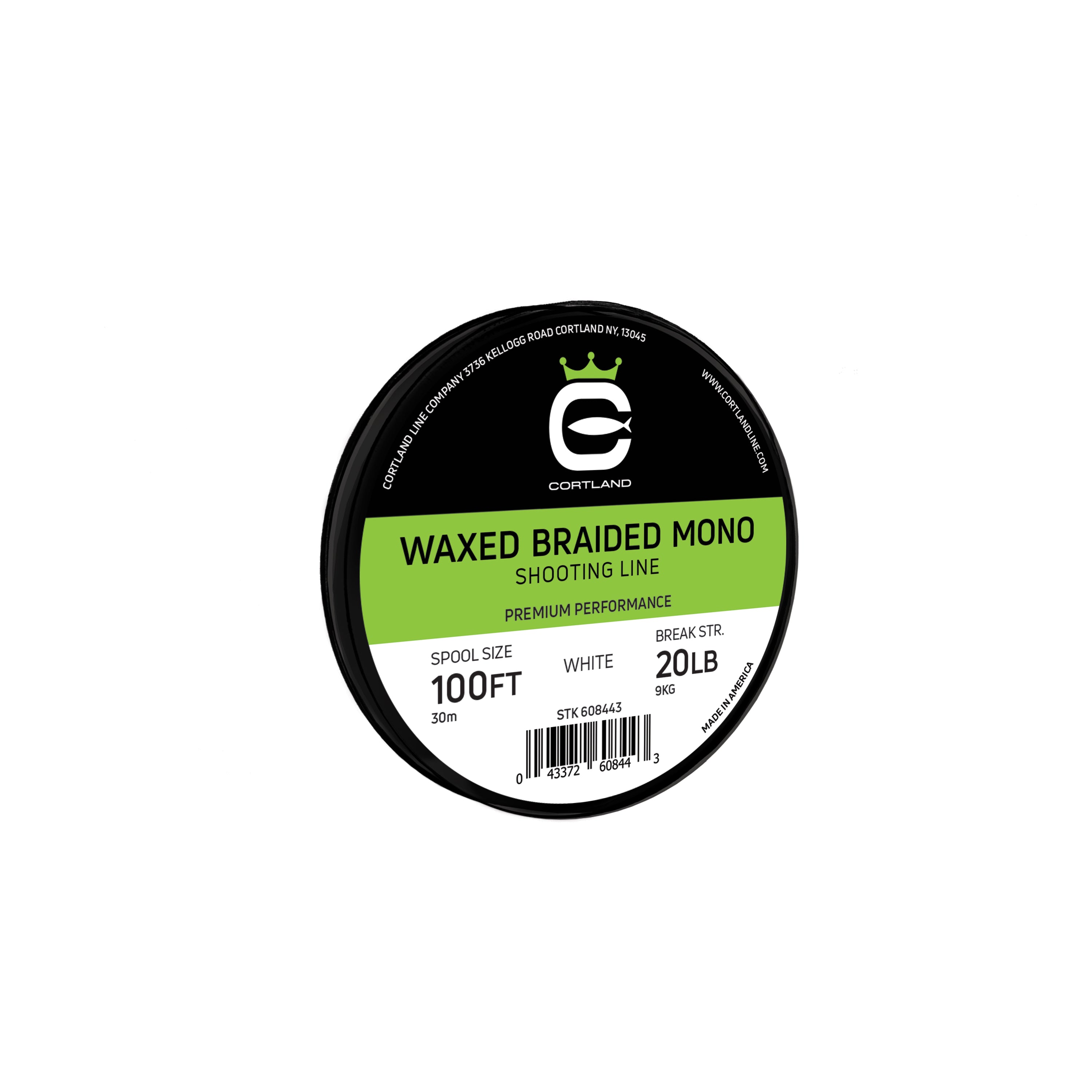 Premium Waxed Braided Mono Shooting Line - High Strength Fishing Line for Fly Fishing, Casting & Saltwater Angling - Ideal for Freshwater & Saltwater Fishing Adventures