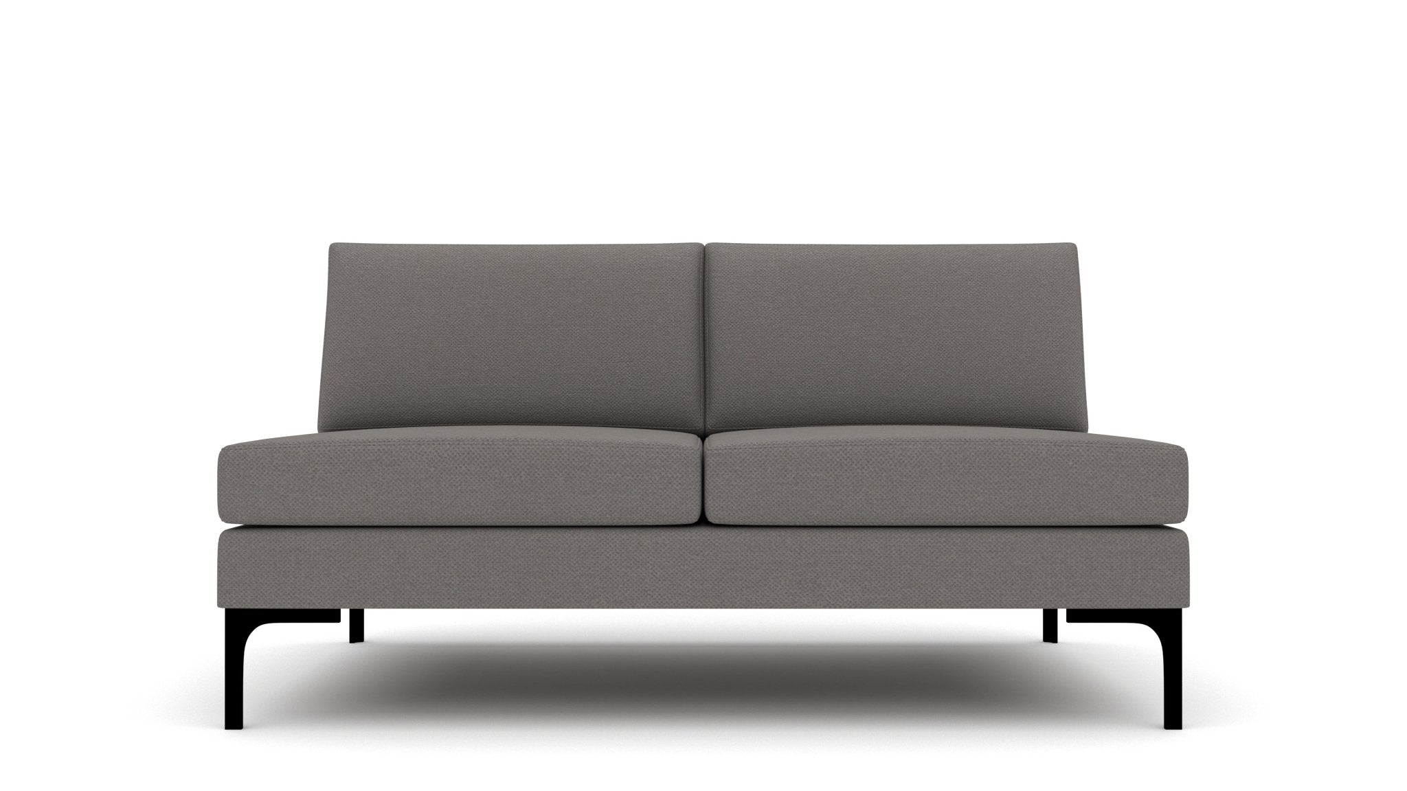 Barton Springs Armless Loveseat - Modern Small Space Sofa for Living Room, Apartment, Office | Comfortable 2-Seater Couch with Sturdy Frame | Perfect for Relaxing, Reading & Entertaining Guests