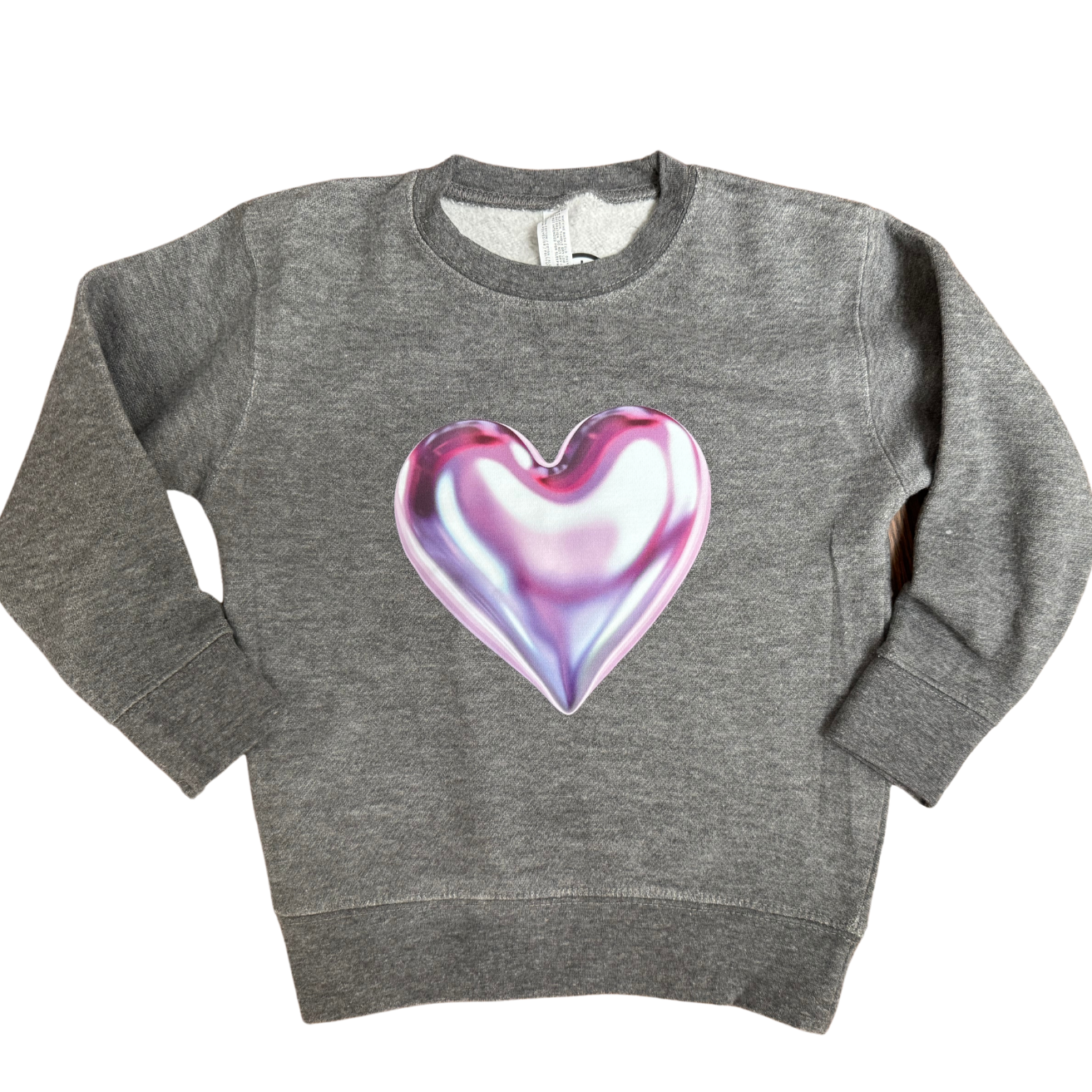 LaLa Land Bubble Heart Sweatshirt - Cute Cartoon Graphic Pullover for Women | Perfect for Casual Wear, Date Nights & Gifts