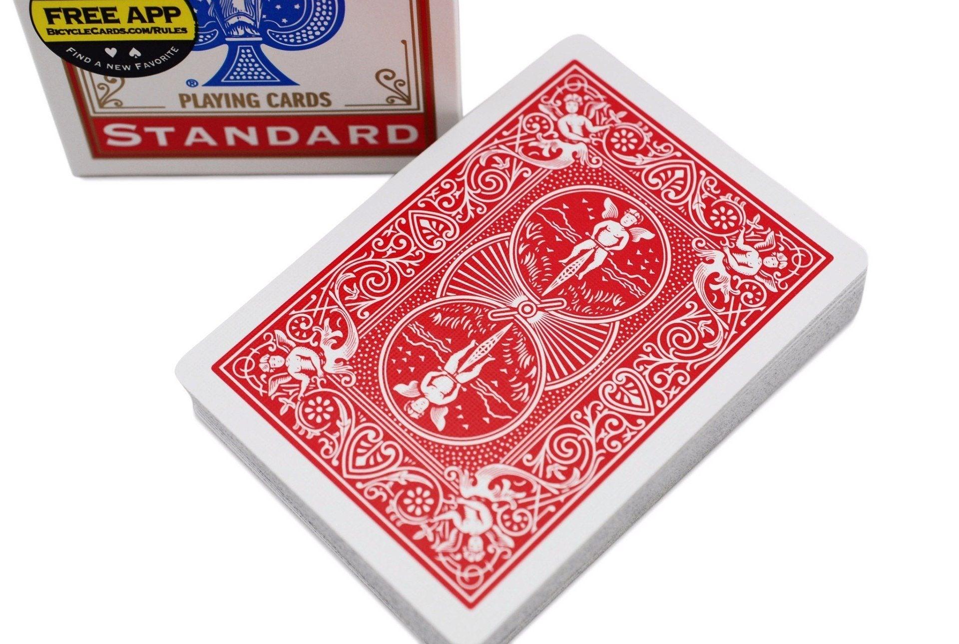 Bicycle® Standard Playing Cards - Premium Quality Poker Cards for Magic Tricks, Card Games, and Casino Night Entertainment