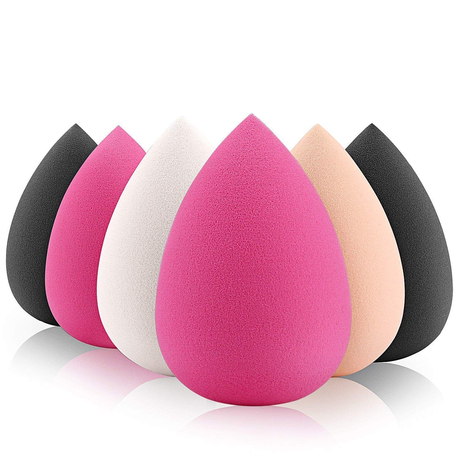 JARSVOY 6-Piece Makeup Sponge Set - Soft Blender for Flawless Makeup Application