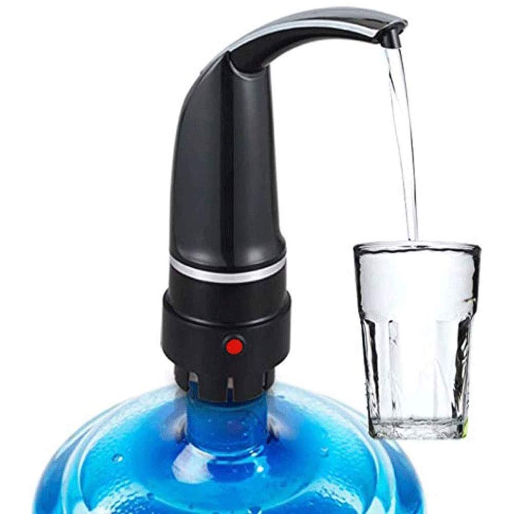Wanqin USB Rechargeable Automatic Water Bottle Pump - Hands-Free Water Dispenser with Auto Shut-Off for Home, Office, Camping & Travel - Perfect for Desks, Gym Bottles & Outdoor Adventures