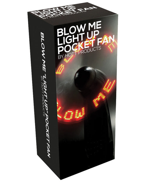Blow Me Fan - Black Portable Fan for Home, Office, and Outdoor Use | Personal Cooling Fan with USB Power